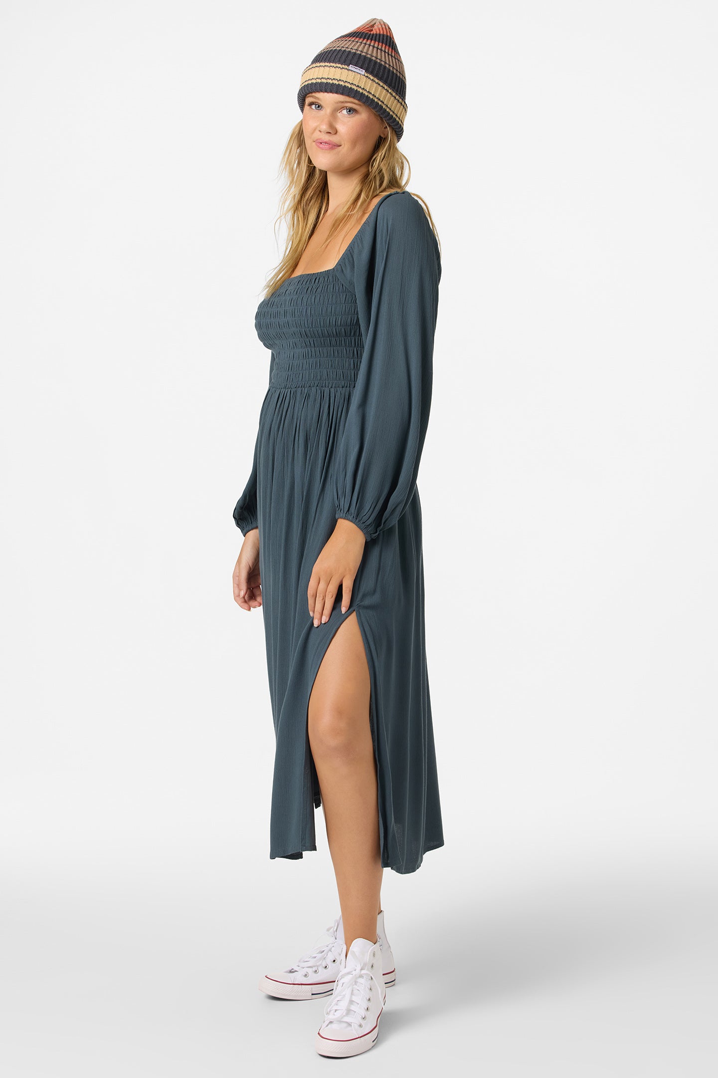 Gracyn Solid Midi Dress - O'Neill Clothing