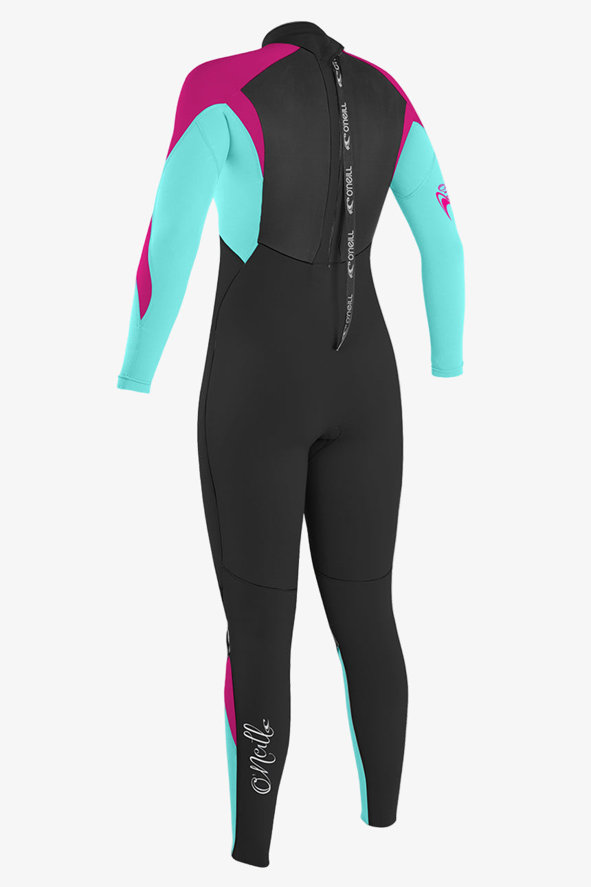 Girl’s Epic 4/3mm Back Zip Full Wetsuit - O'Neill Clothing