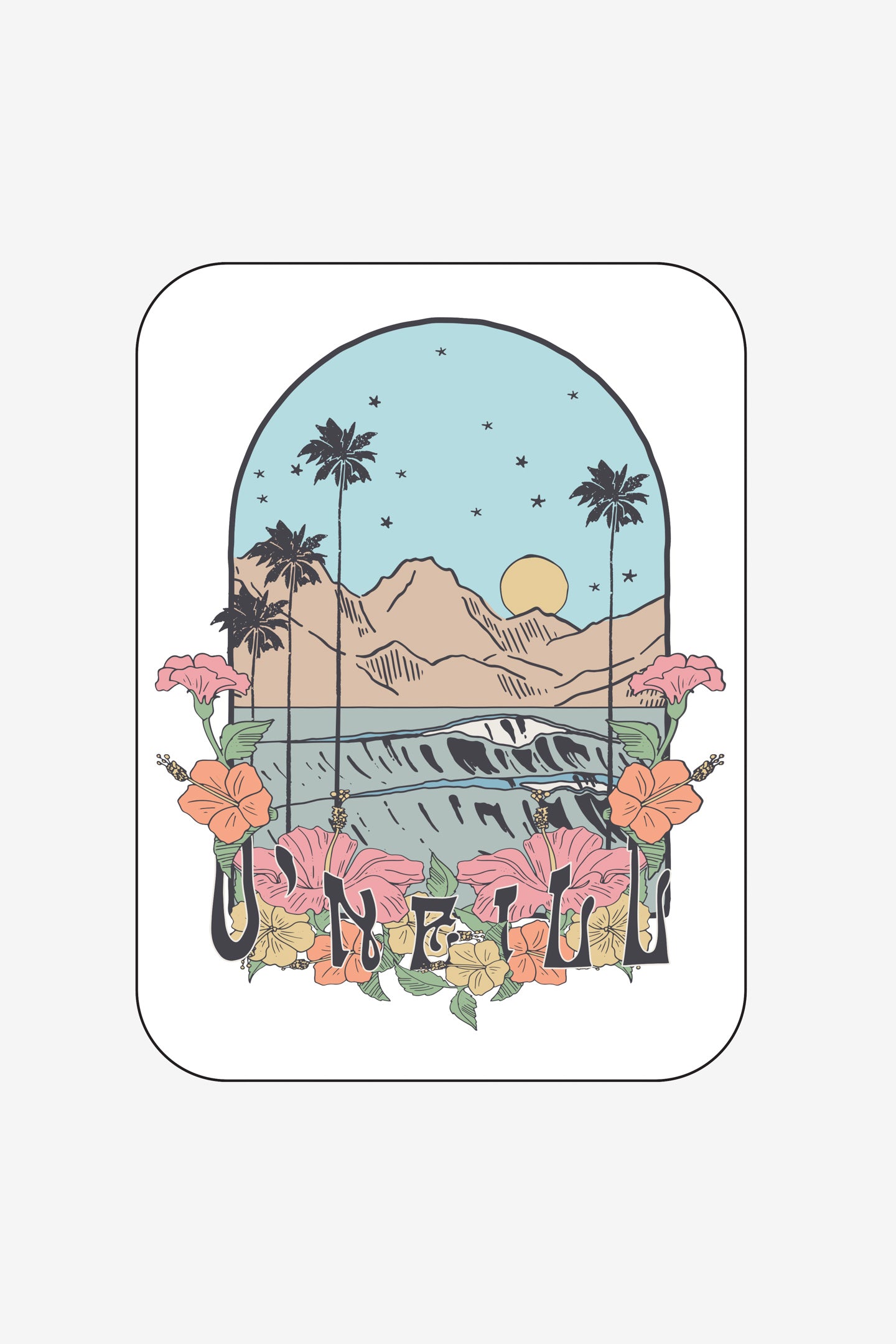 Palm Vibes Sticker Pack - O'Neill Clothing