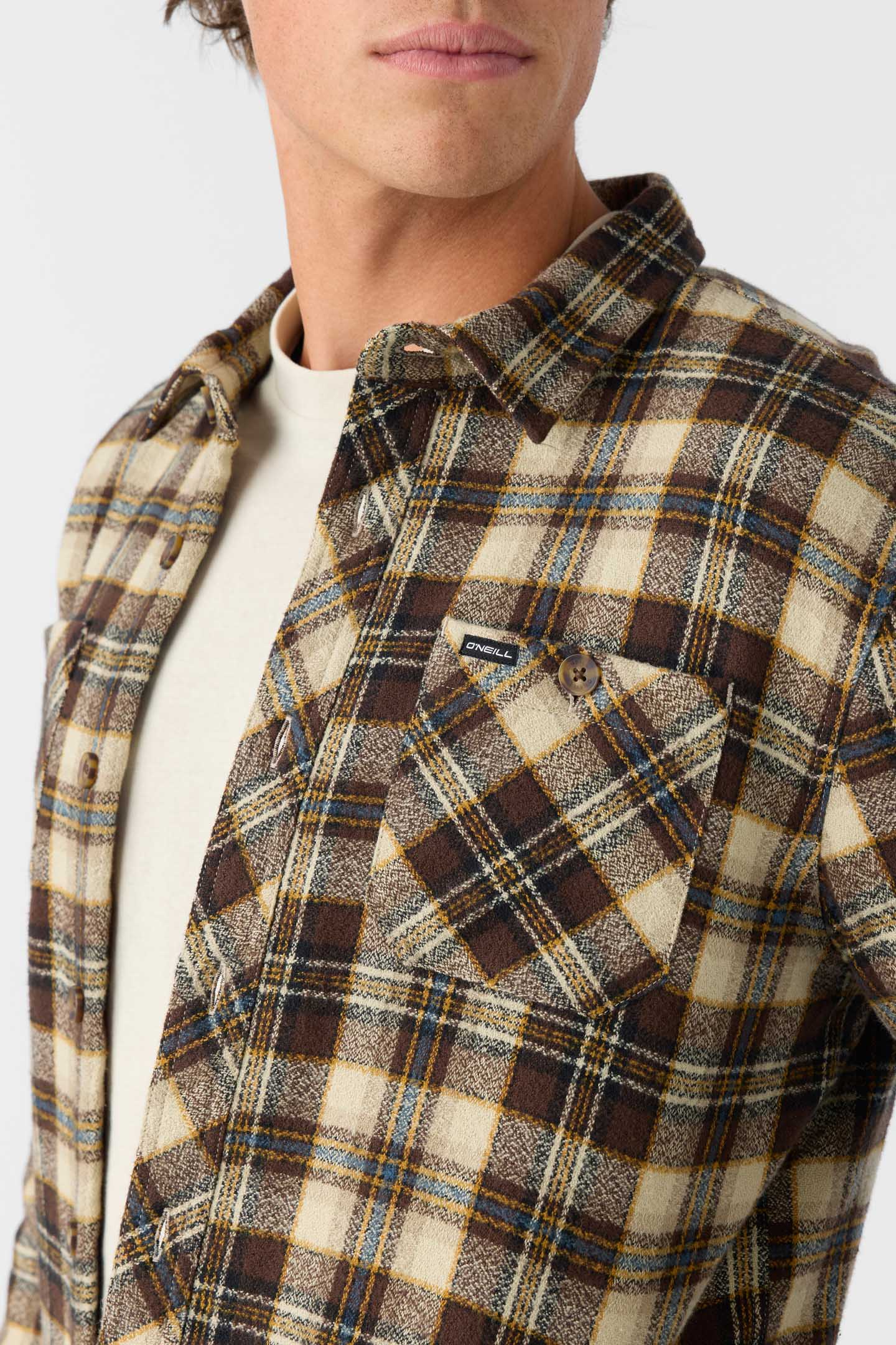 Redmond Flannel High Pile Lined Jacket - O'Neill Clothing