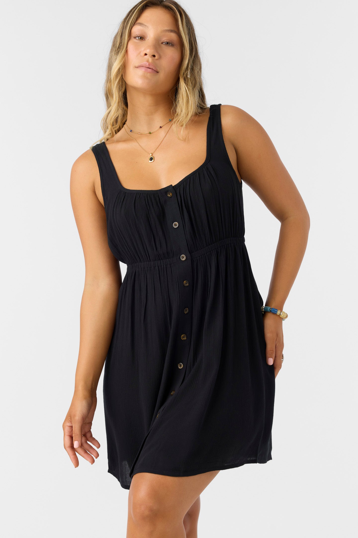 Korie Solid Short Dress - O'Neill Clothing
