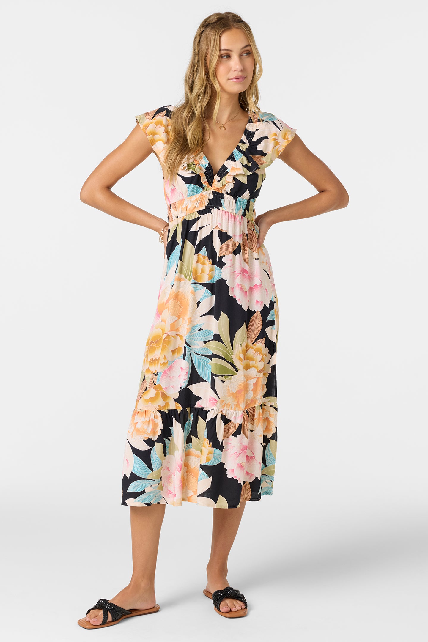 Zetta Midi Dress - O'Neill Clothing