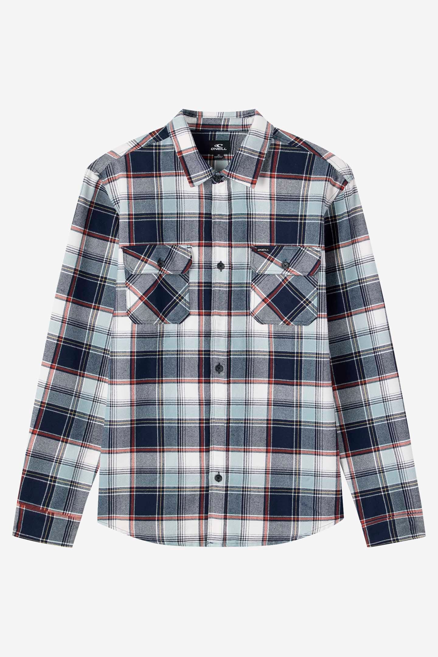 Boy’s Winslow Plaid Flannel Long Sleeve Shirt - O'Neill Clothing
