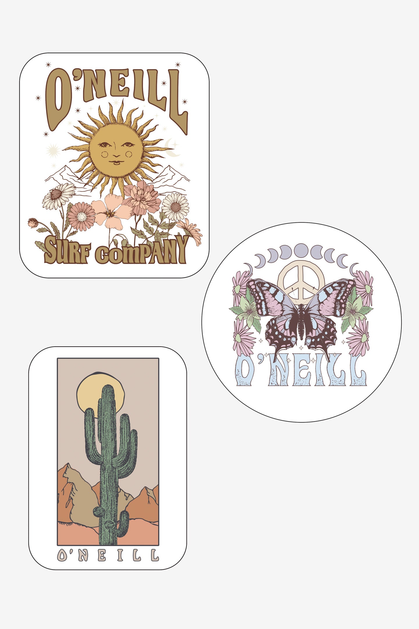 Natural Wonder Sticker Pack - O'Neill Clothing