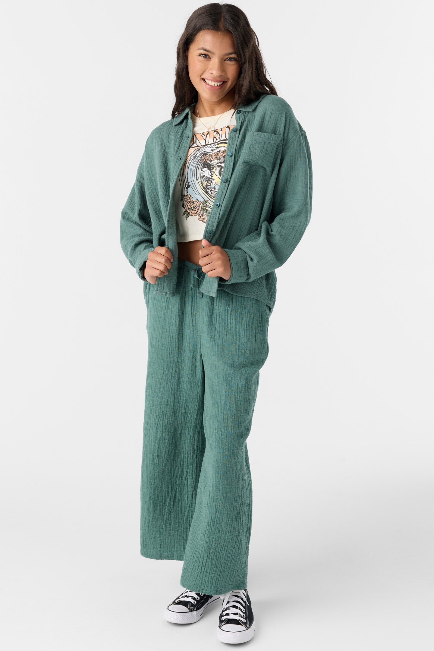Girl’s Lenita Long Sleeve Top - O'Neill Clothing