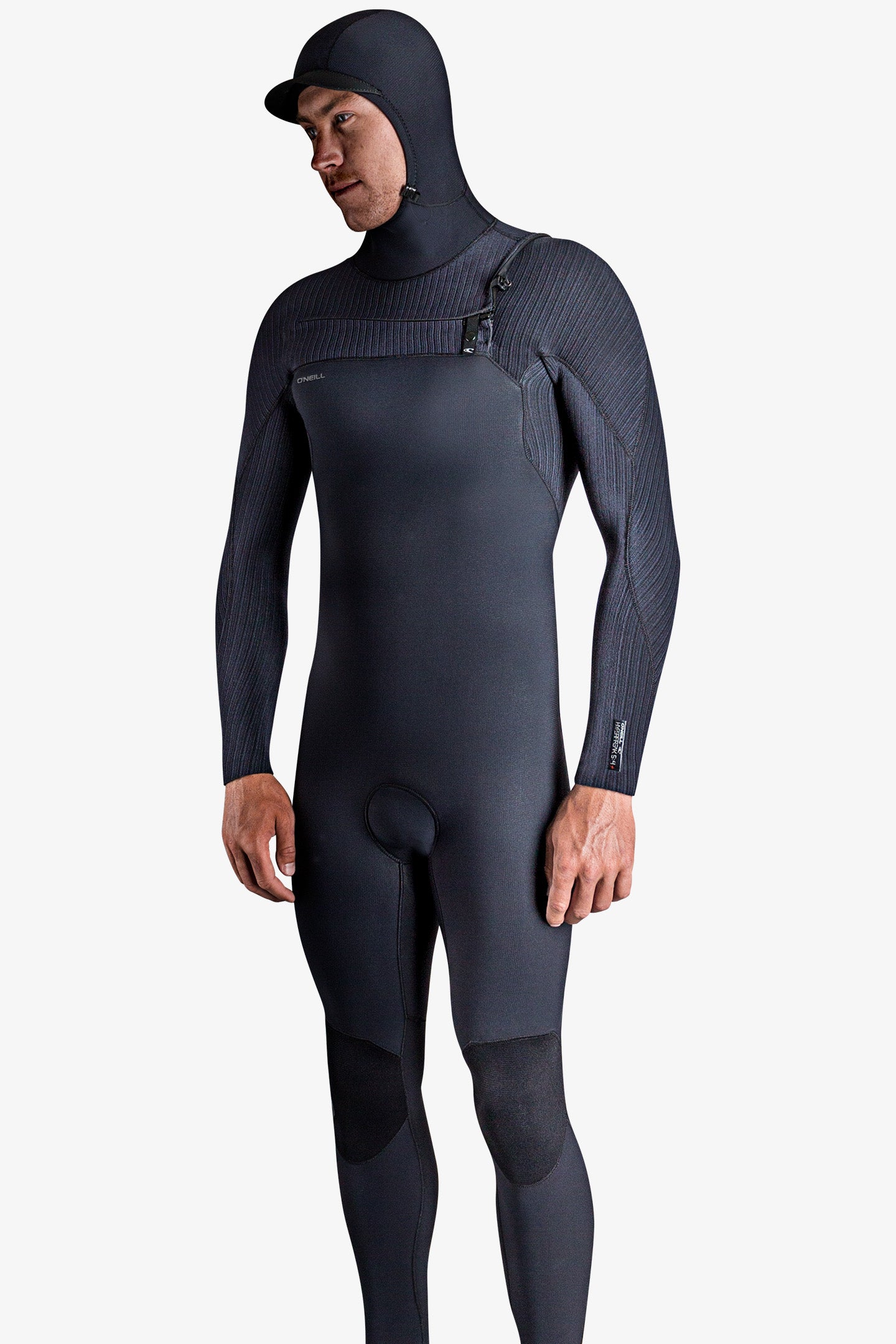 Hyperfreak 4/3mm+ Chest Zip Full Wetsuit W/ Hood - O'Neill Clothing