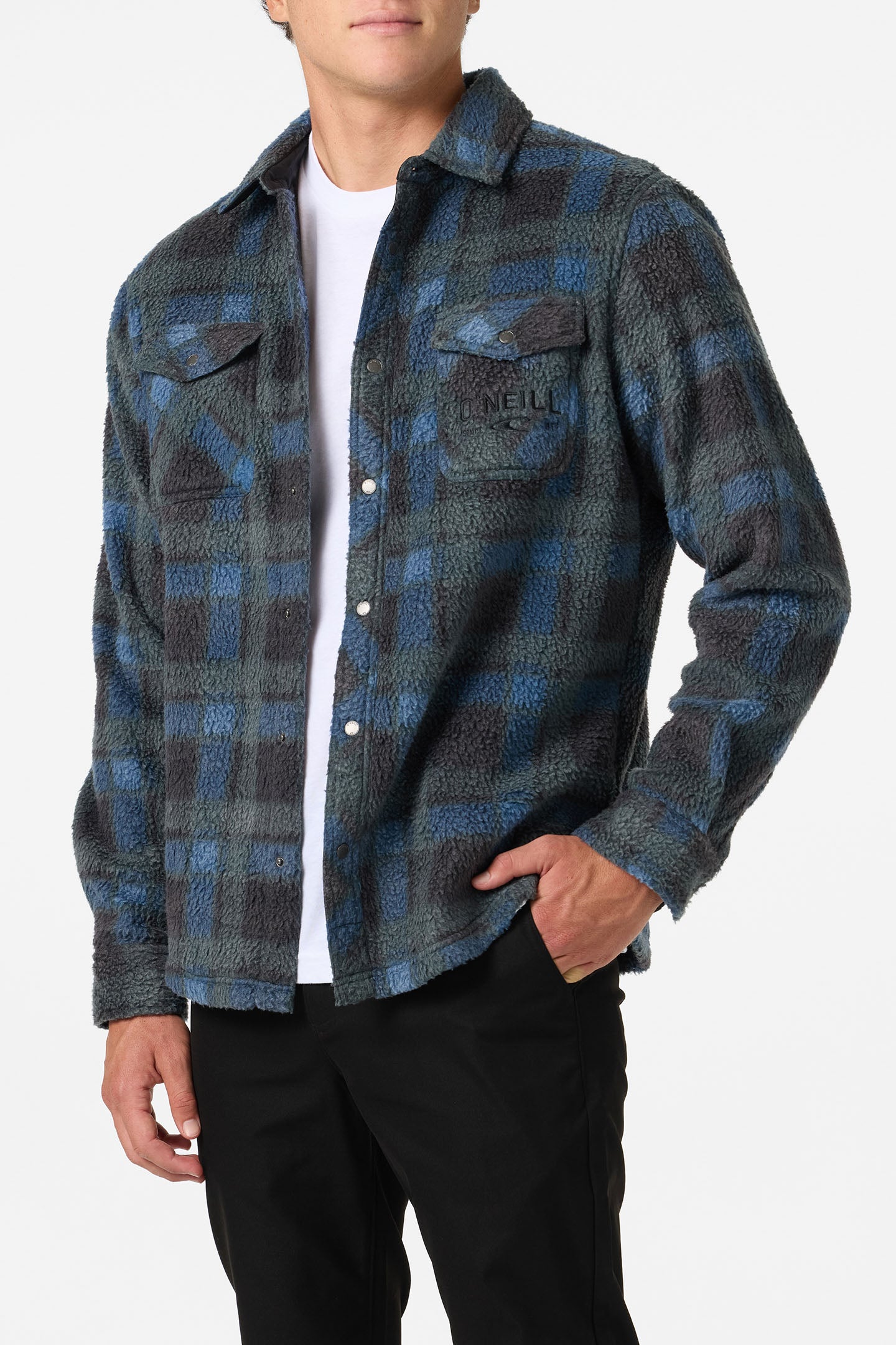 Glacier High Pile Superfleece Standard Fit Overshirt - O'Neill Clothing