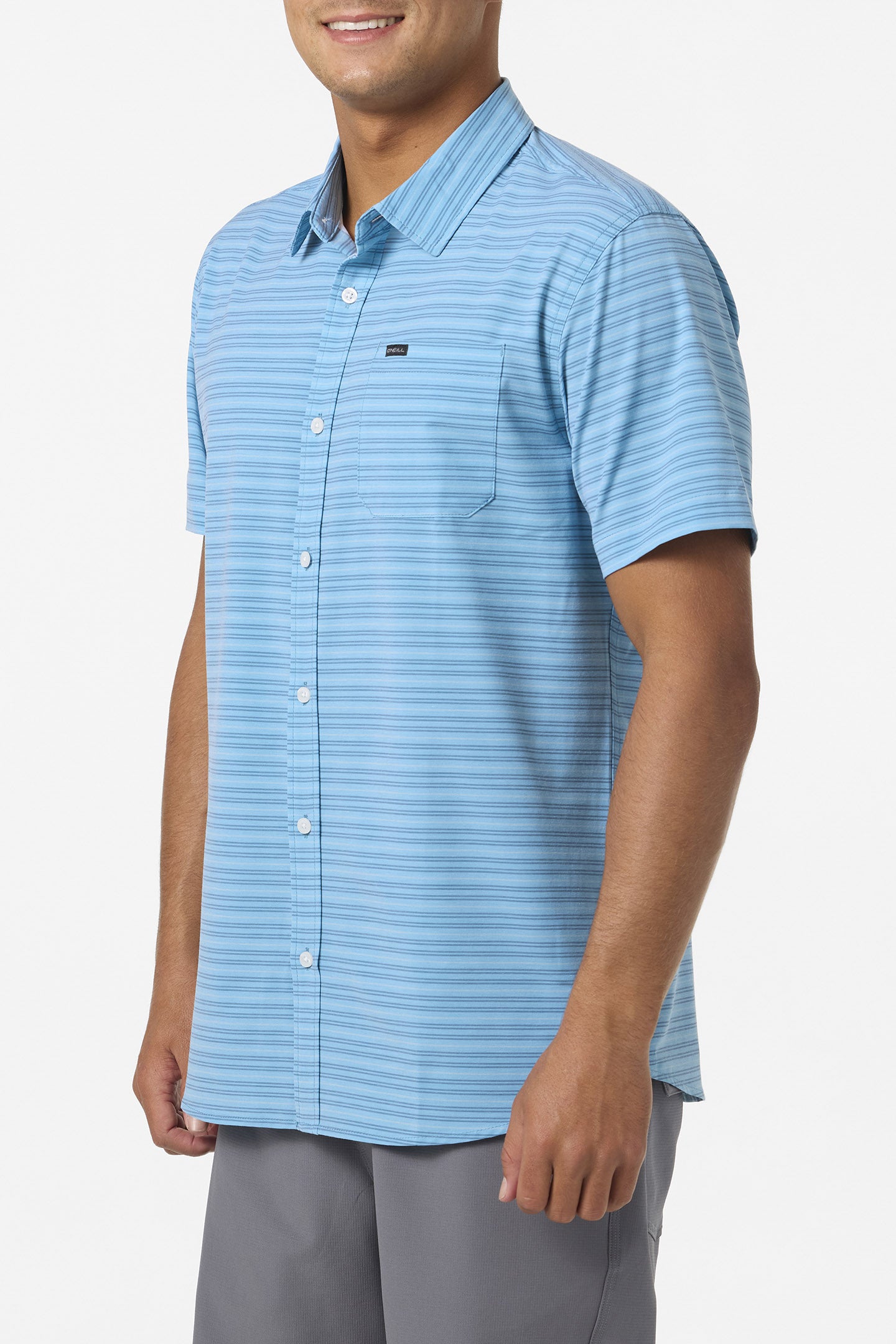 TRVLR UPF Traverse Stripe Standard Fit Shirt - O'Neill Clothing