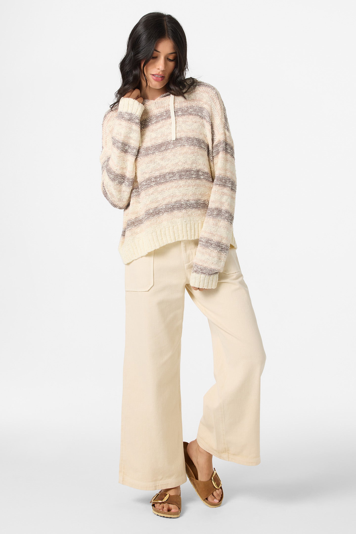 Jayne Stripe Long Sleeve Sweater - O'Neill Clothing