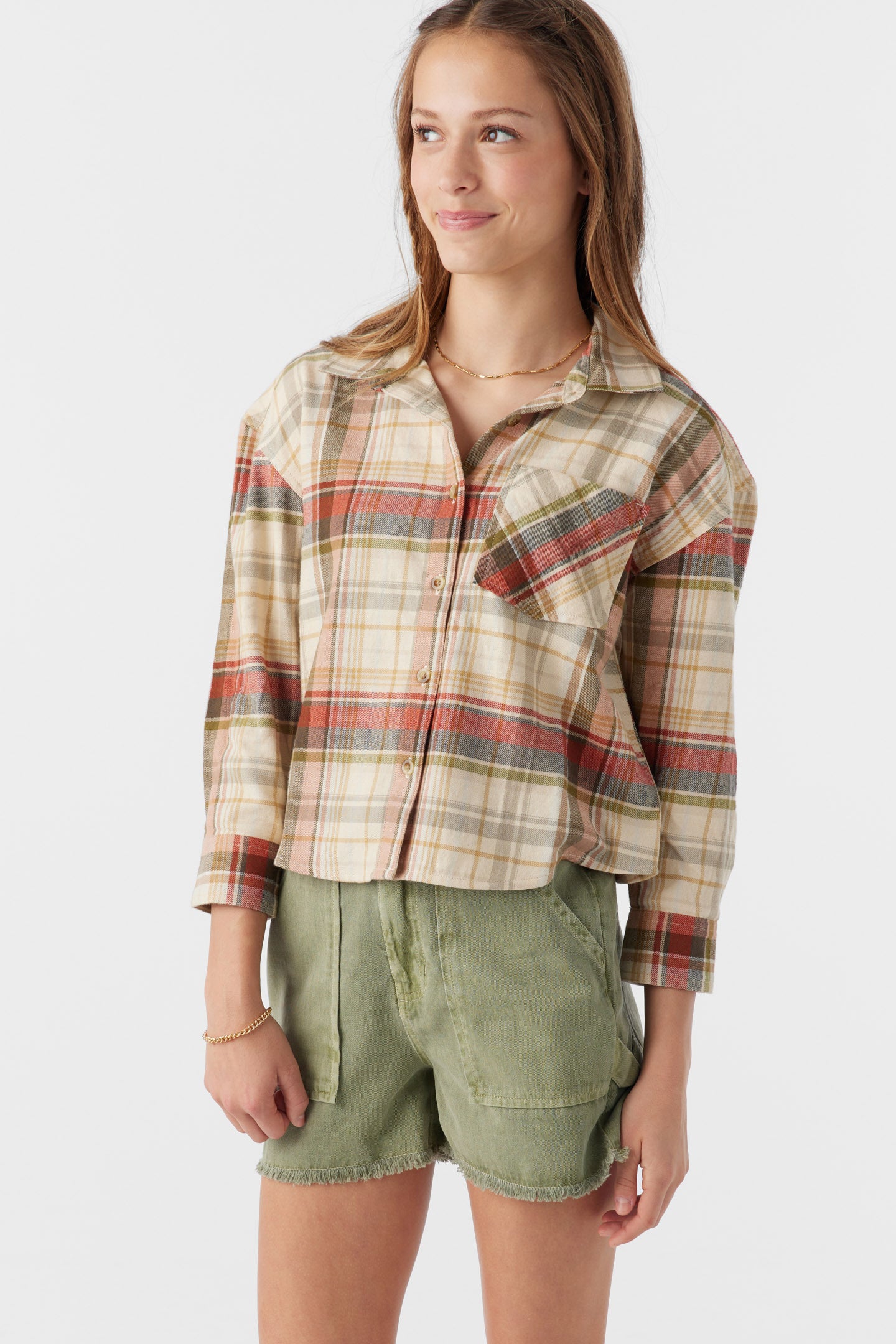 Girl’s Leslye Flannel Shirt - O'Neill Clothing