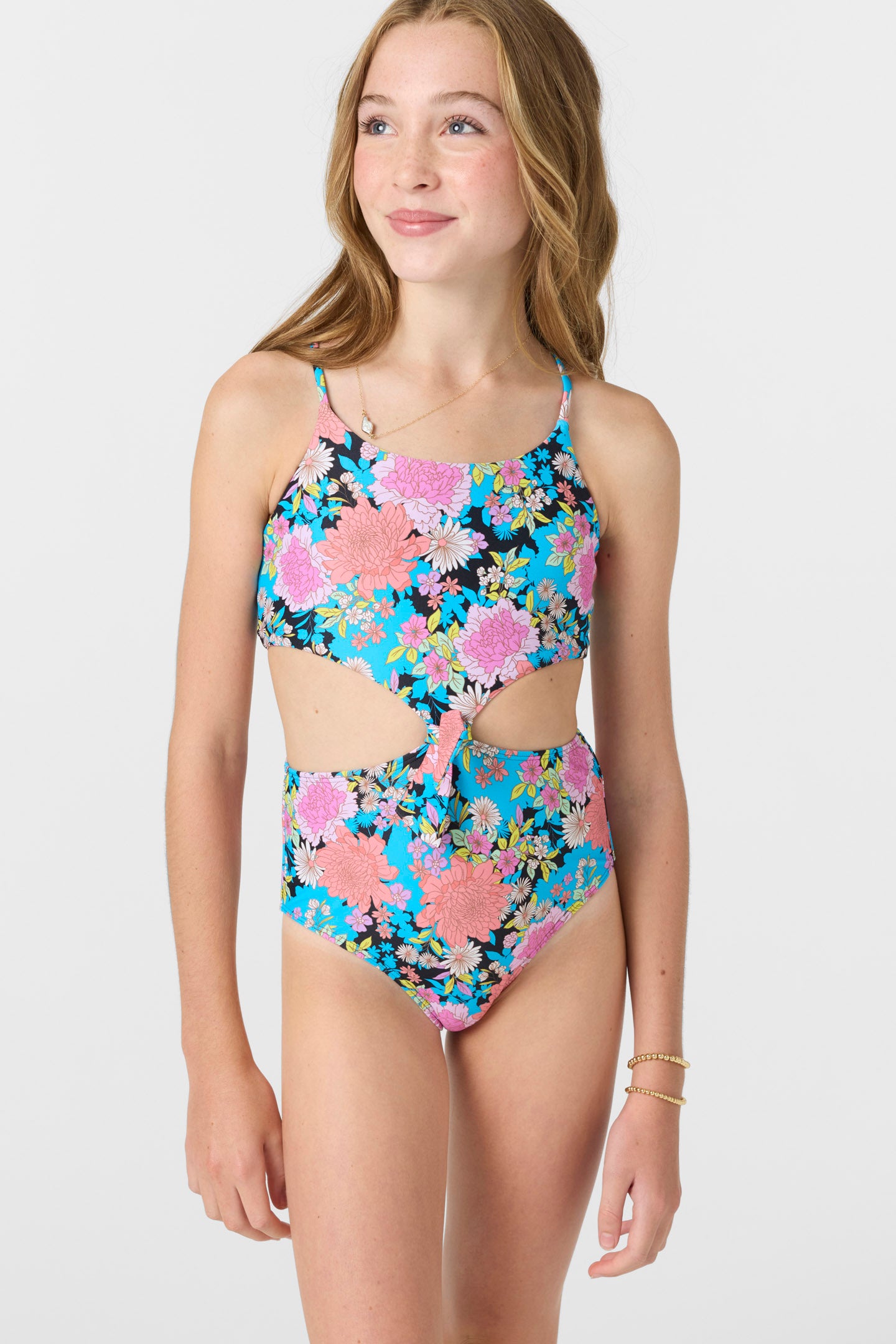 Girl’s Knot Front One Piece - O'Neill Clothing