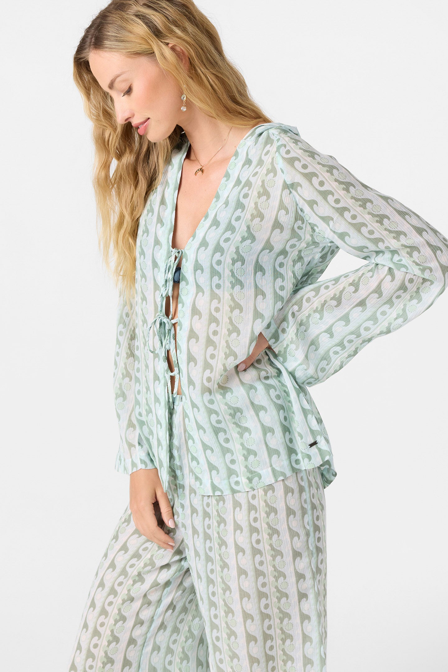 Regina Hoodie Printed Top - O'Neill Clothing