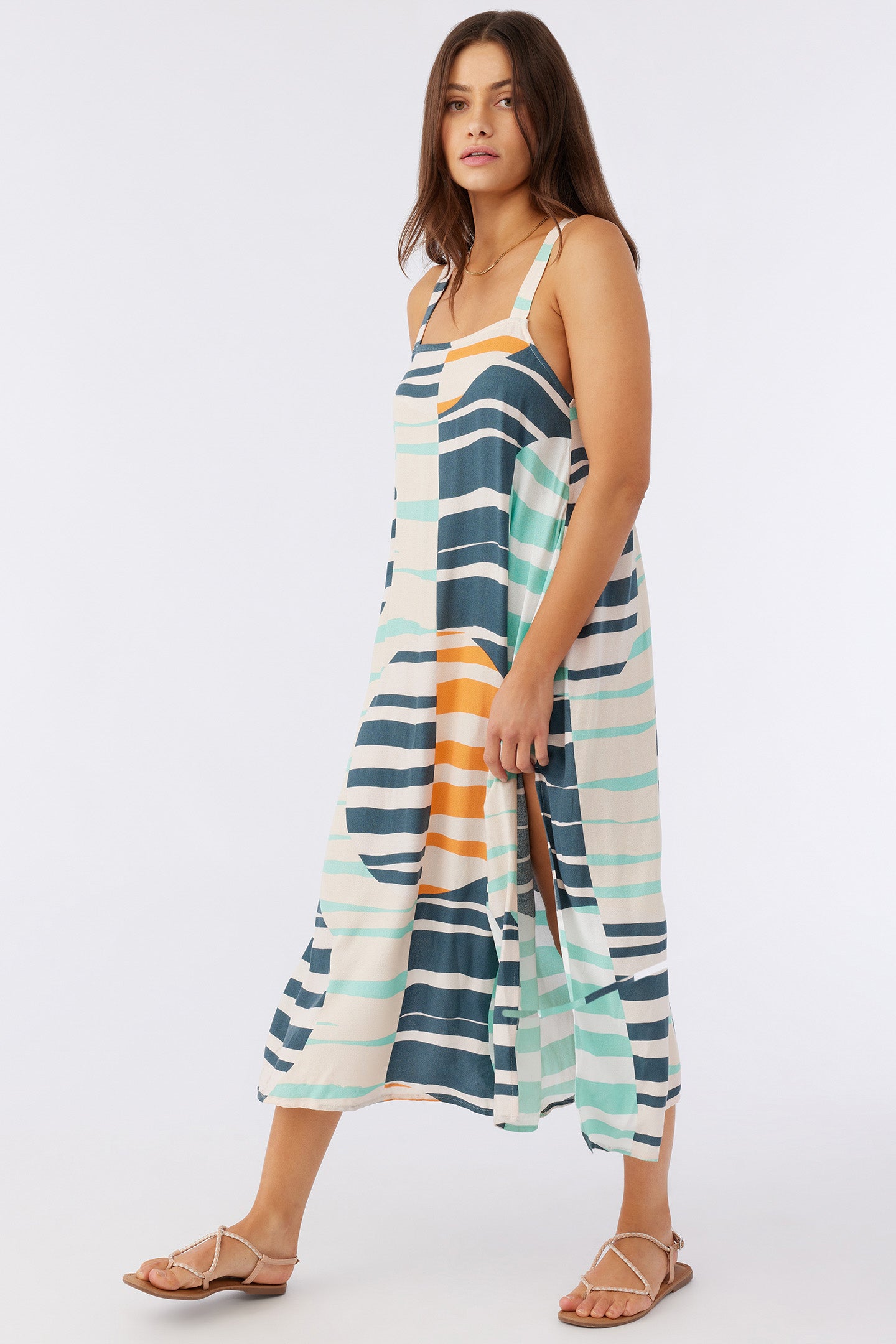 Miranda Midi Printed Cover-Up Dress - O'Neill Clothing