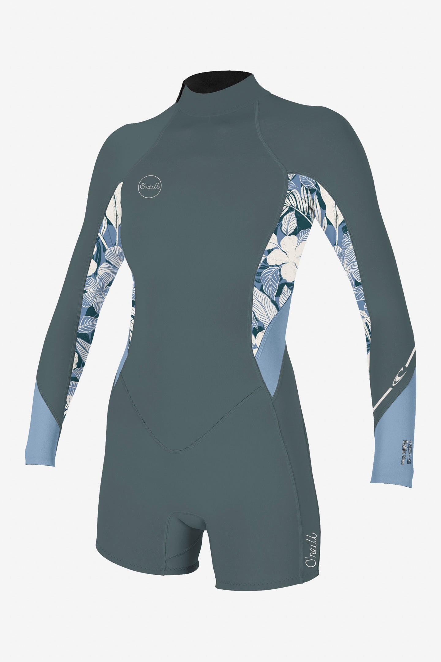 Women’s Bahia 2mm Back Zip L/S Spring Wetsuit - O'Neill Clothing