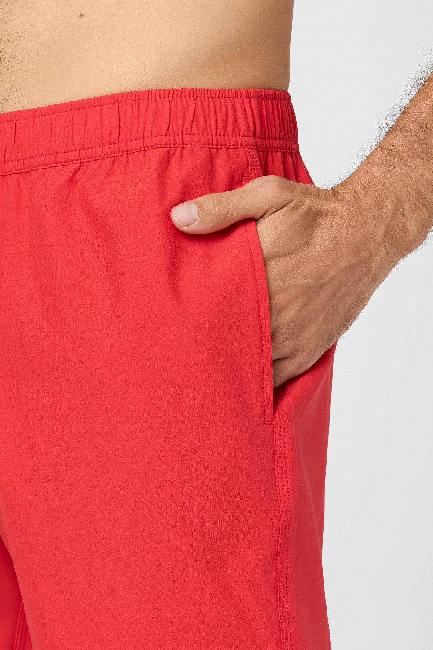 Lennox Hermosa Solid Elastic Waist 17 Swim Trunks - O'Neill Clothing