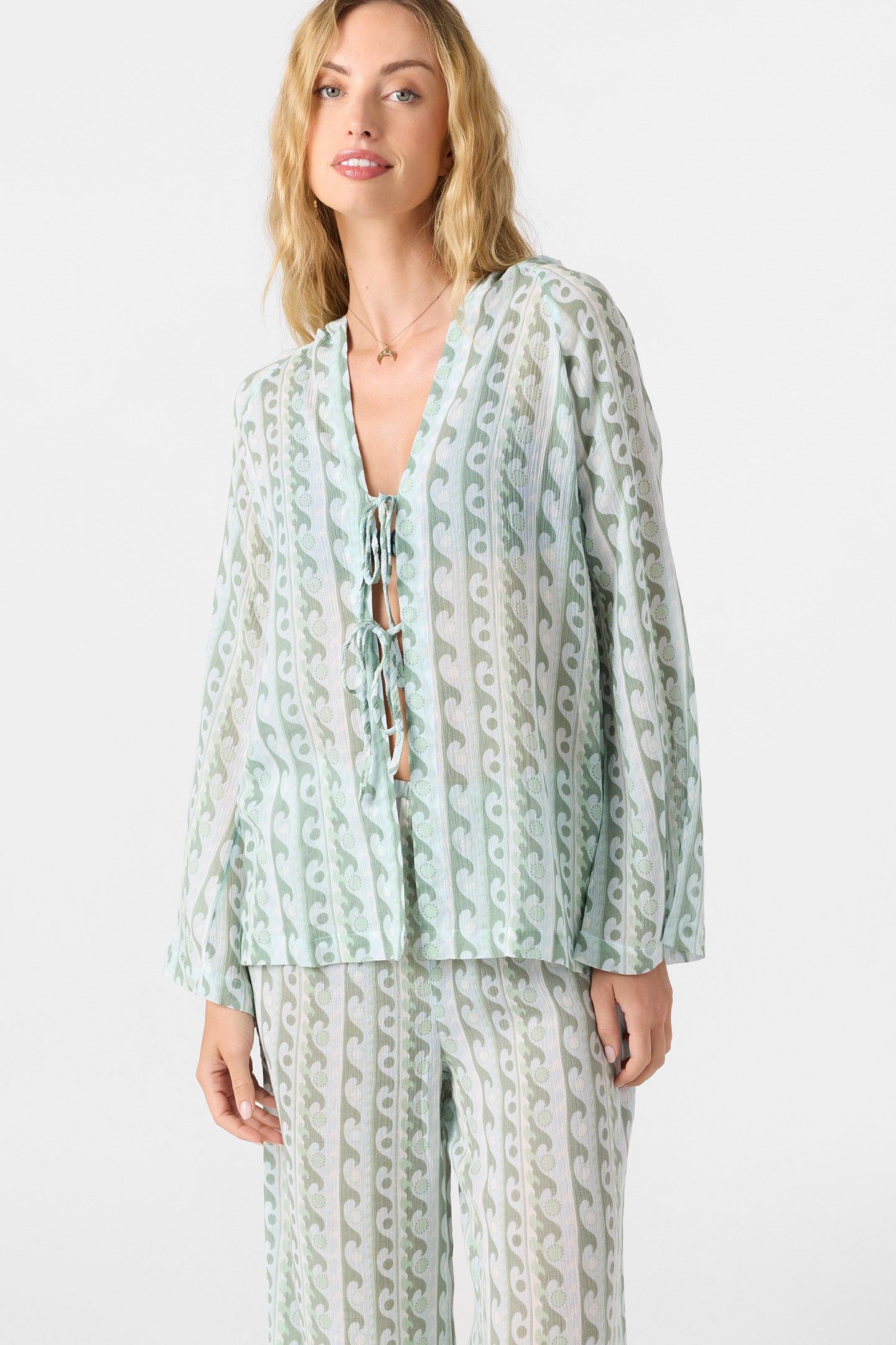 Regina Hoodie Printed Top - O'Neill Clothing