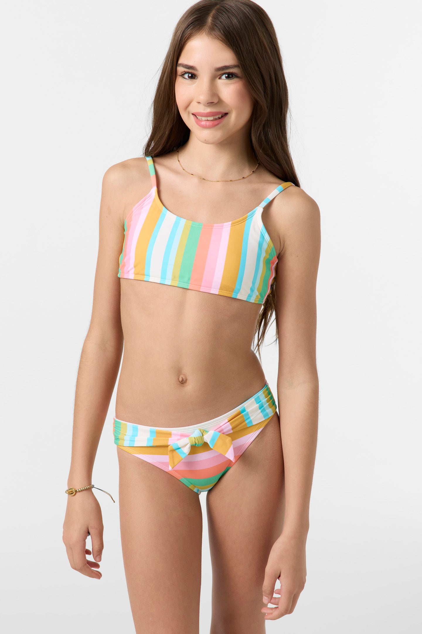 Girl’s Low Tide Tie Back Bralette Top Set - O'Neill Clothing