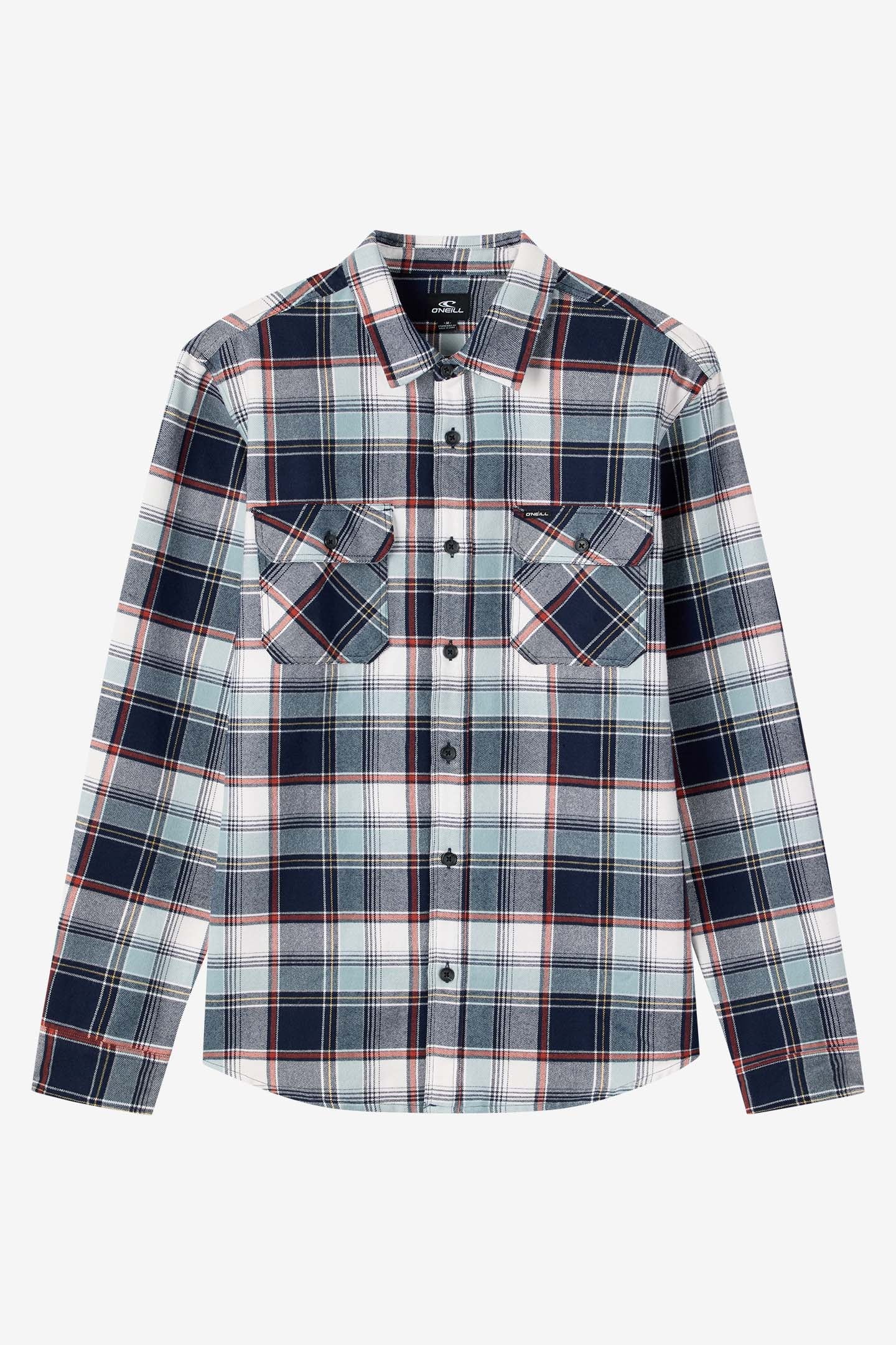 Winslow Plaid Flannel Standard Fit Long Sleeve Shirt - O'Neill Clothing