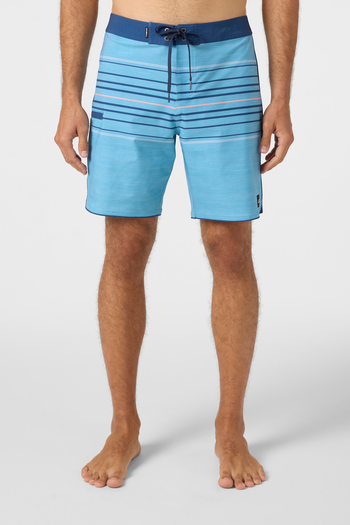 Hyperfreak Heat Stripe 18 Scallop Boardshorts - O'Neill Clothing