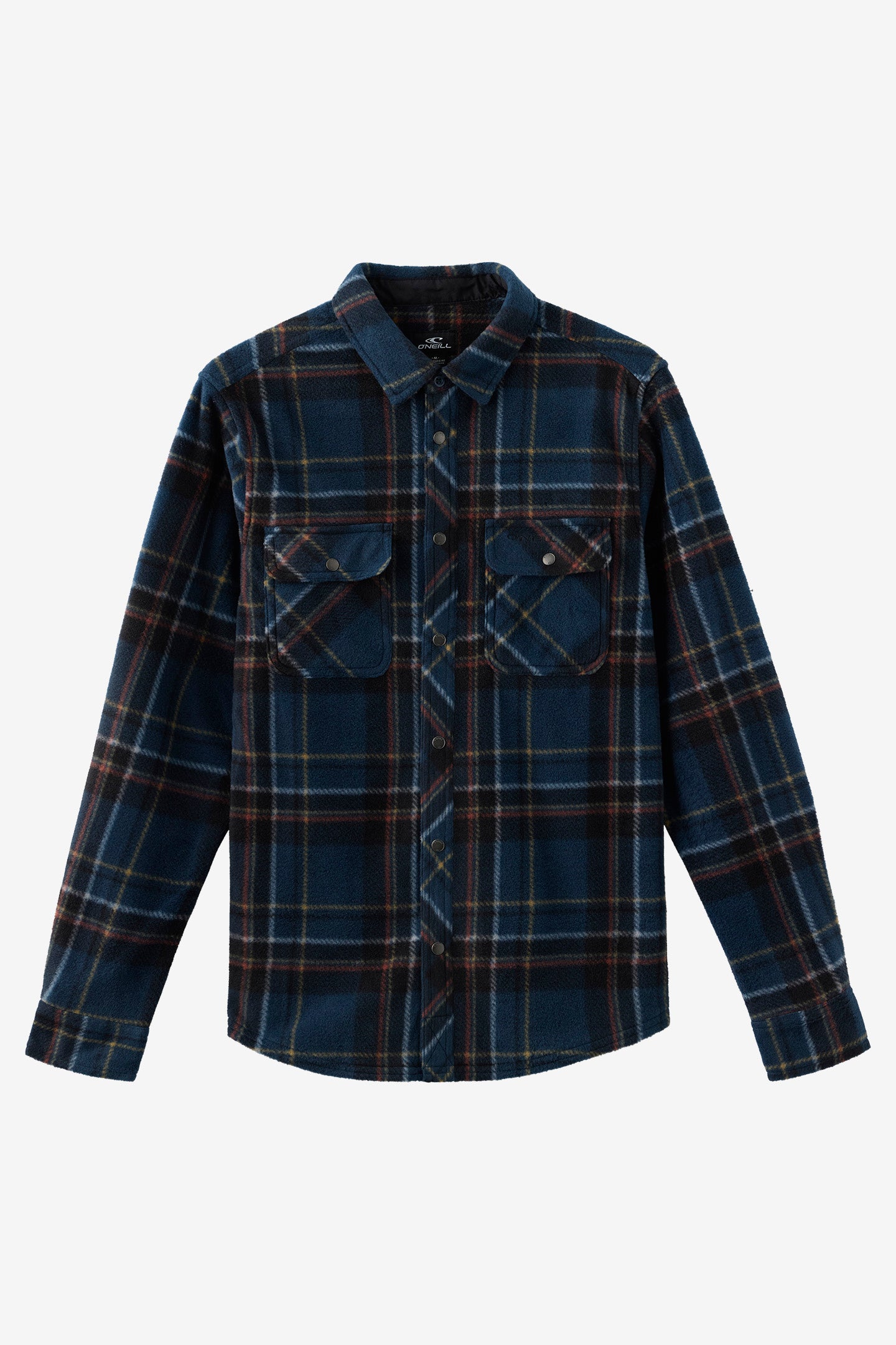 Glacier Plaid Superfleece Standard Fit Long Sleeve Shirt - O'Neill Clothing