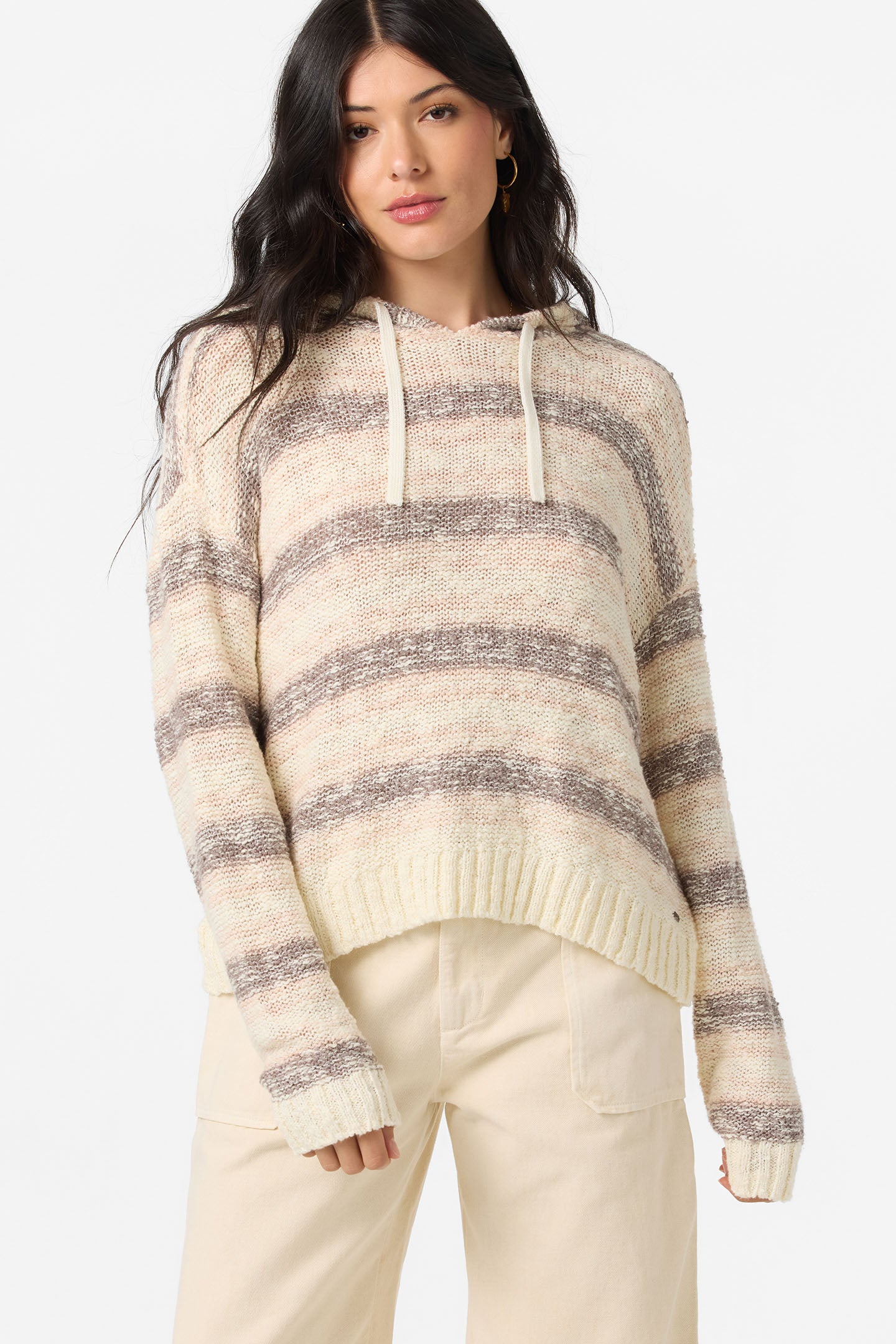 Jayne Stripe Long Sleeve Sweater - O'Neill Clothing