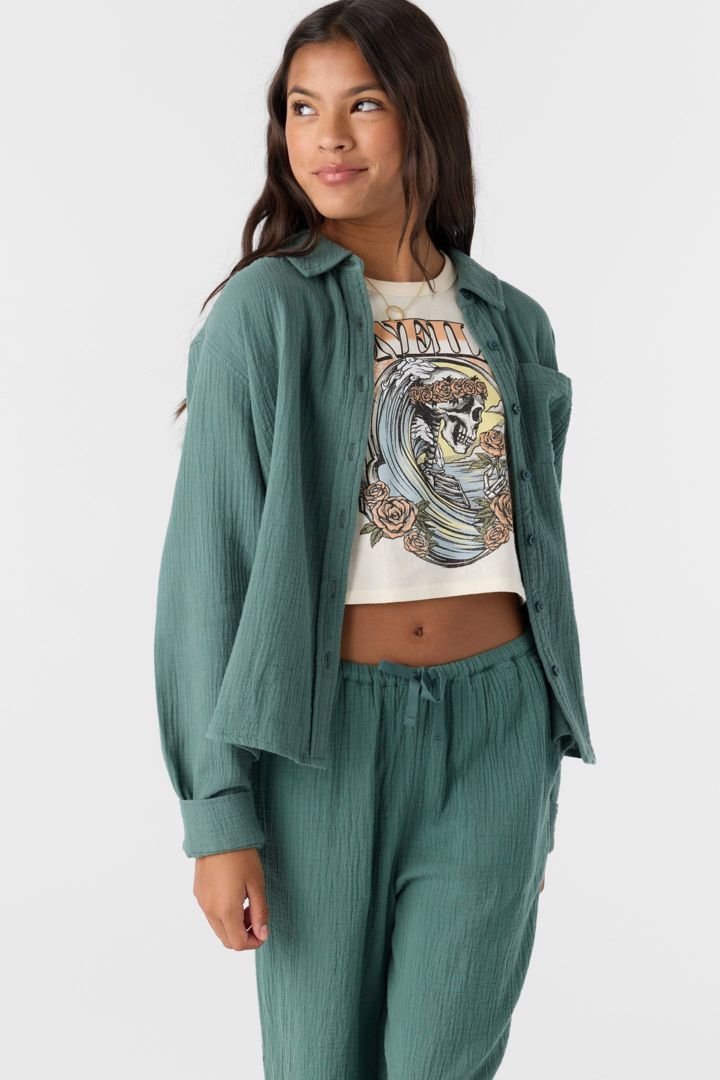 Girl’s Lenita Long Sleeve Top - O'Neill Clothing