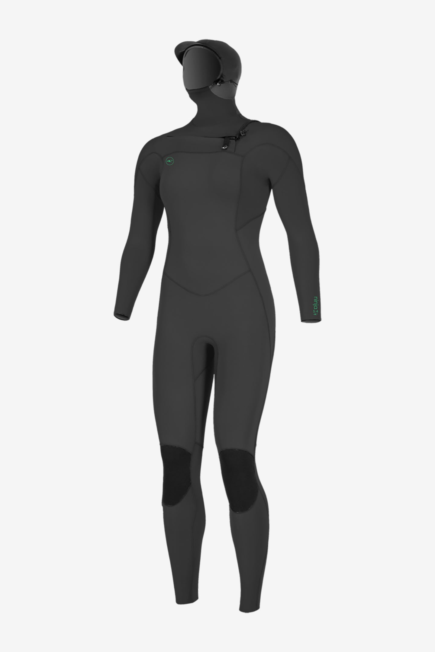 Women’s Ninja 5/4mm Chest Zip Full Wetsuit W/ Hood - O'Neill Clothing