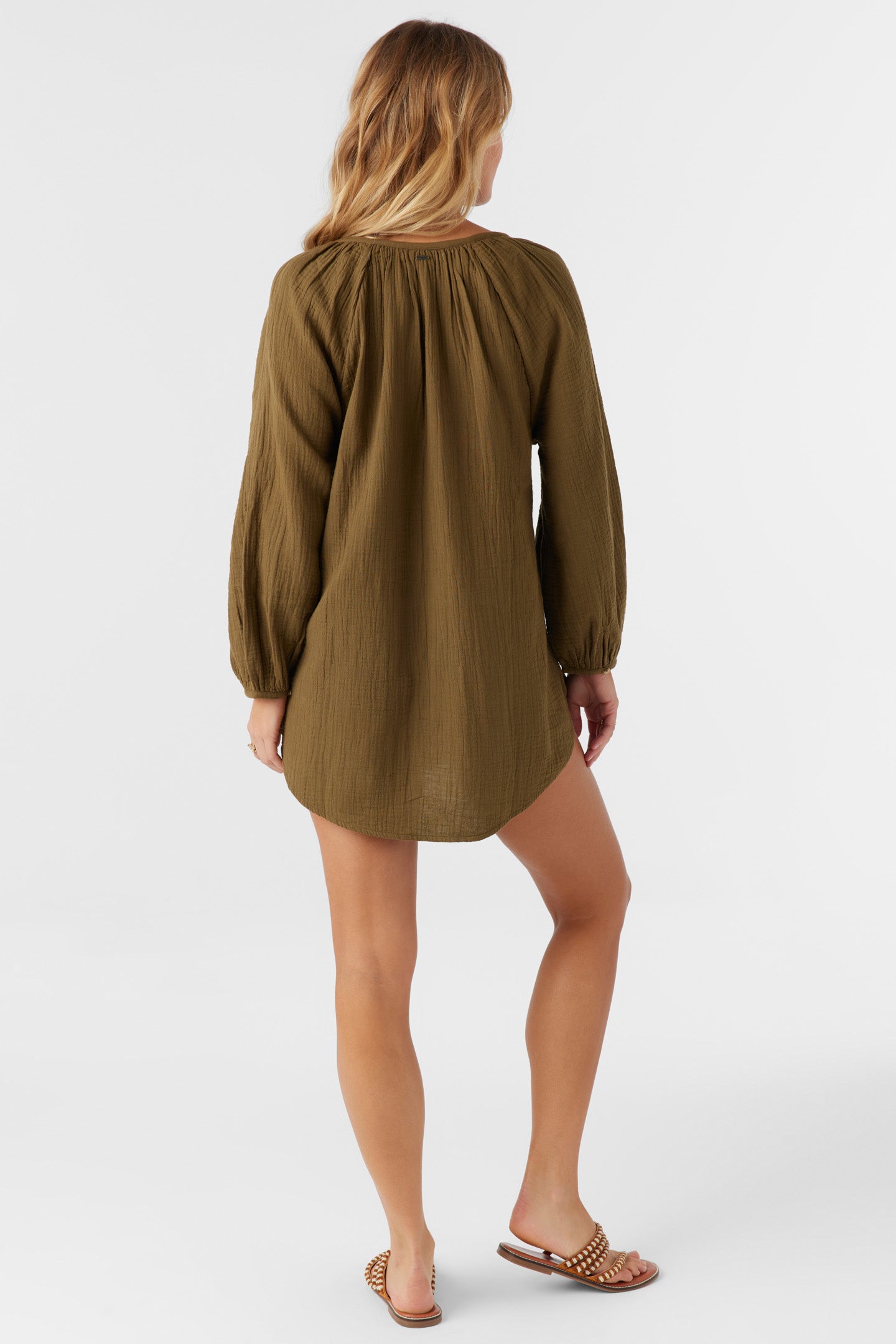 Krysten Crinkle Double Gauze Tunic Swim Cover-Up - O'Neill Clothing