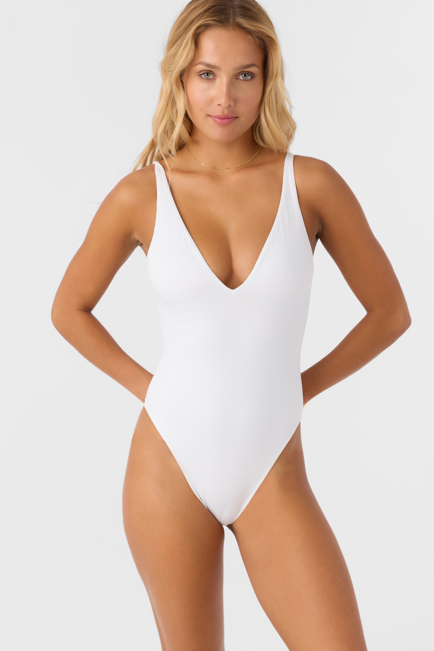 Saltwater Solids Rib Edgewater One-Piece - O'Neill Clothing
