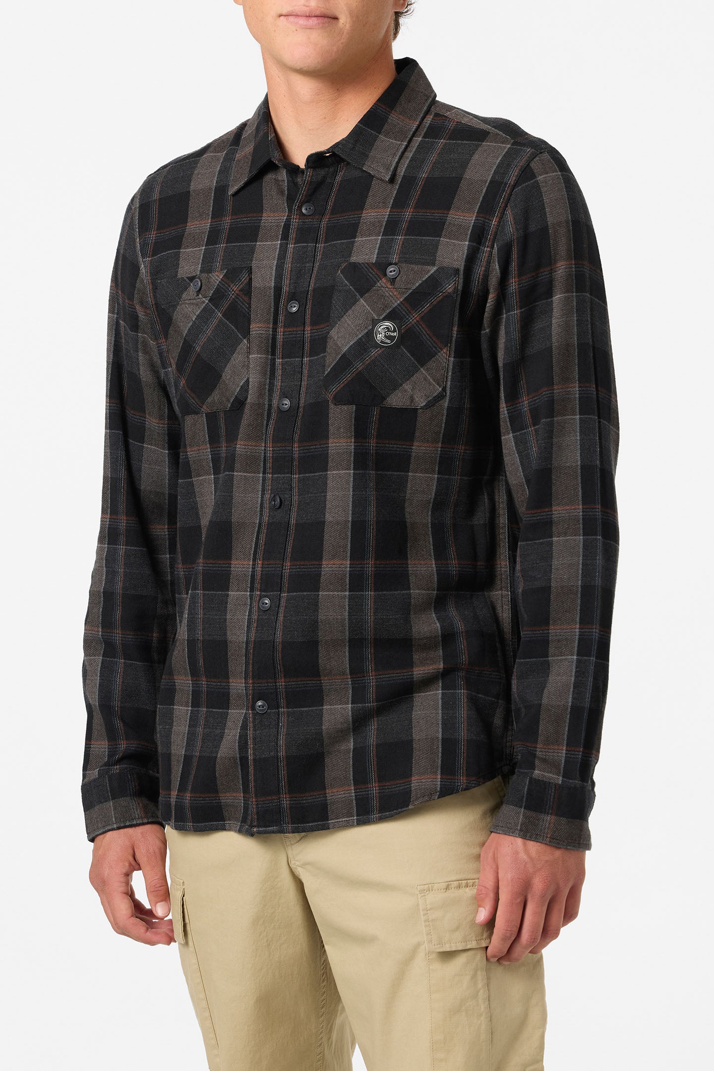 O’Riginals Clashed Flannel Standard Fit Long Sleeve Shirt - O'Neill Clothing