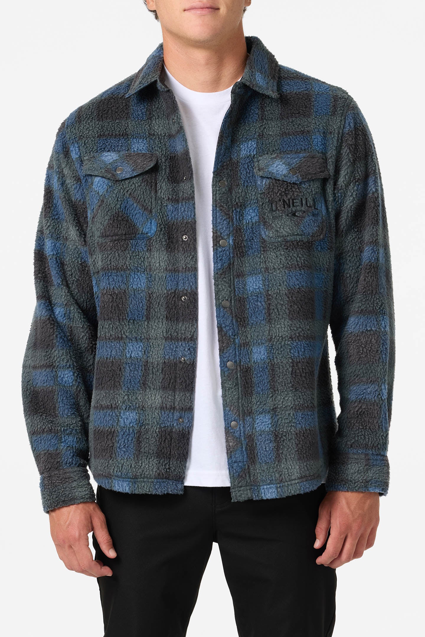 Glacier High Pile Superfleece Standard Fit Overshirt - O'Neill Clothing