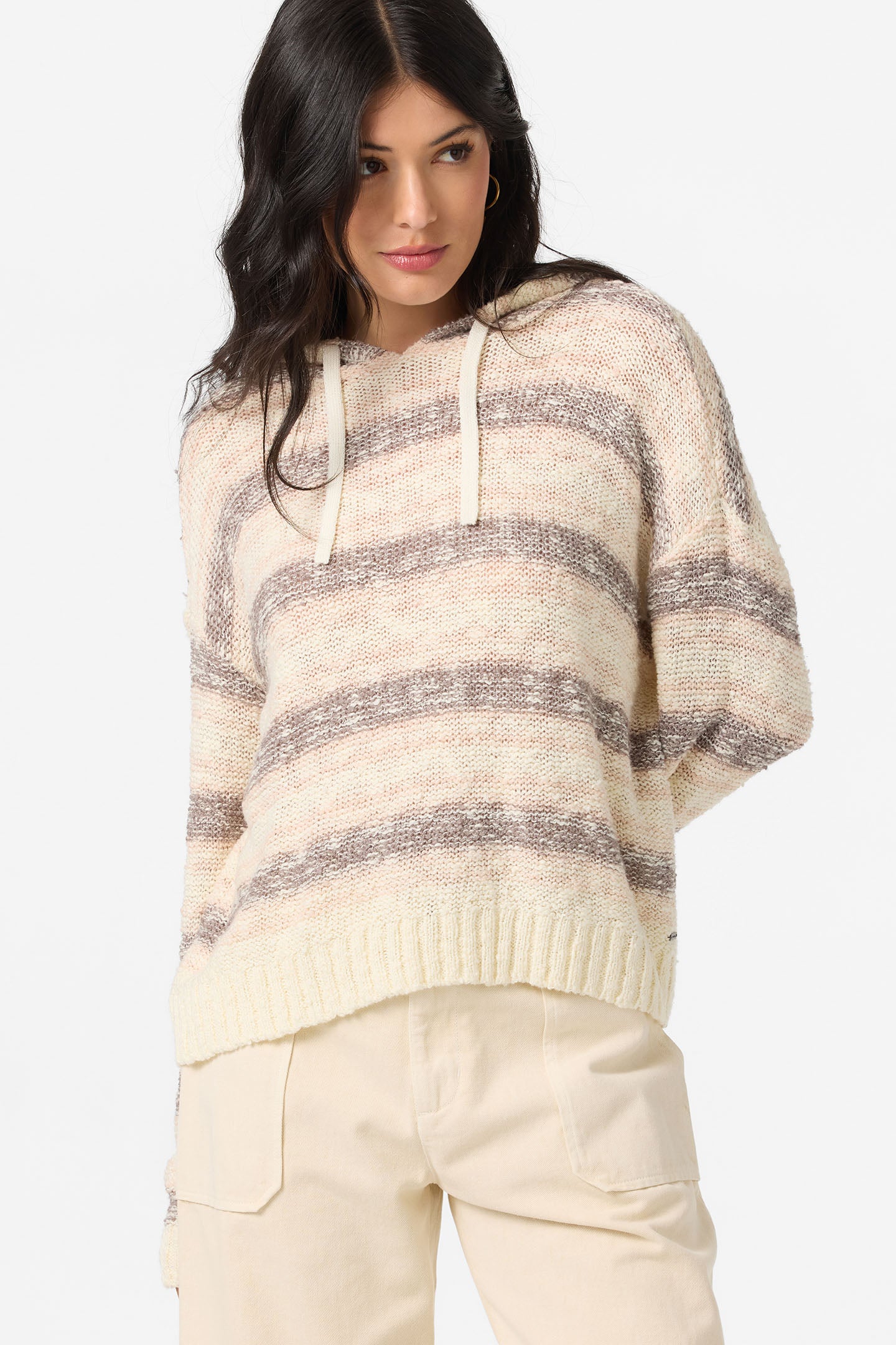 Jayne Stripe Long Sleeve Sweater - O'Neill Clothing
