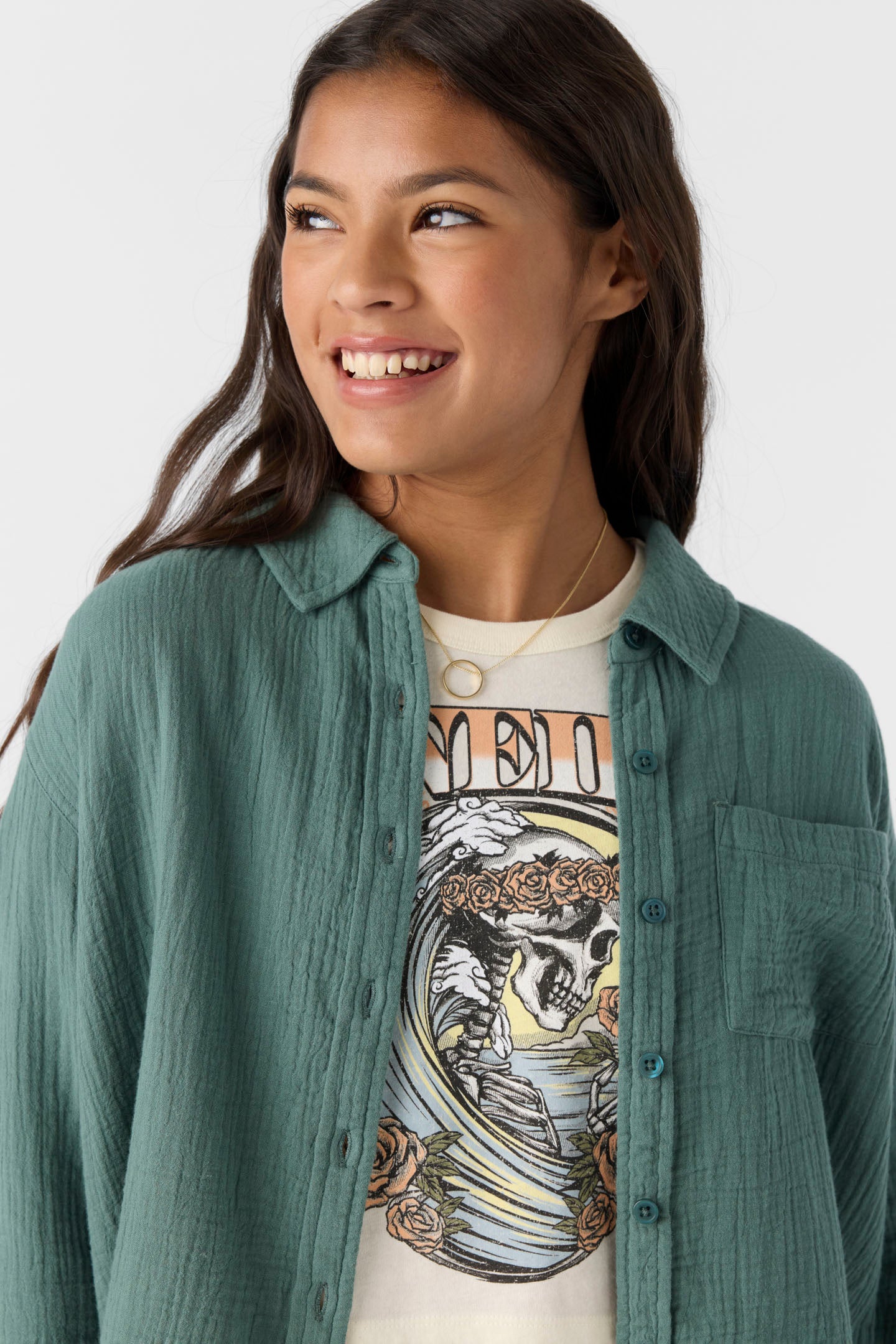 Girl’s Lenita Long Sleeve Top - O'Neill Clothing