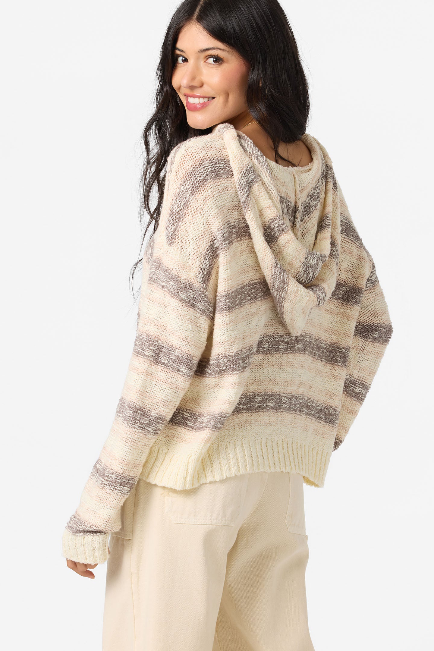 Jayne Stripe Long Sleeve Sweater - O'Neill Clothing