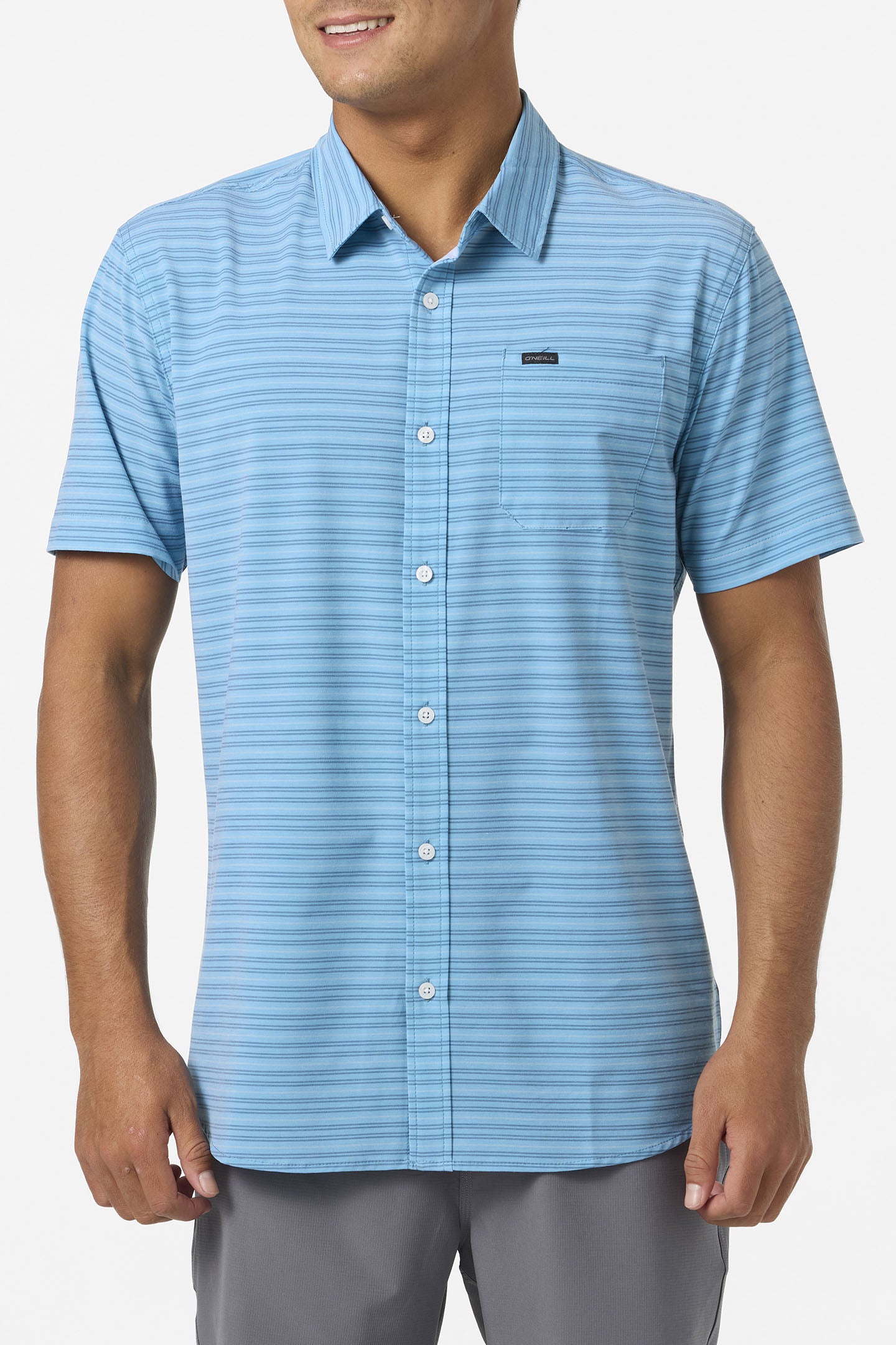 TRVLR UPF Traverse Stripe Standard Fit Shirt - O'Neill Clothing