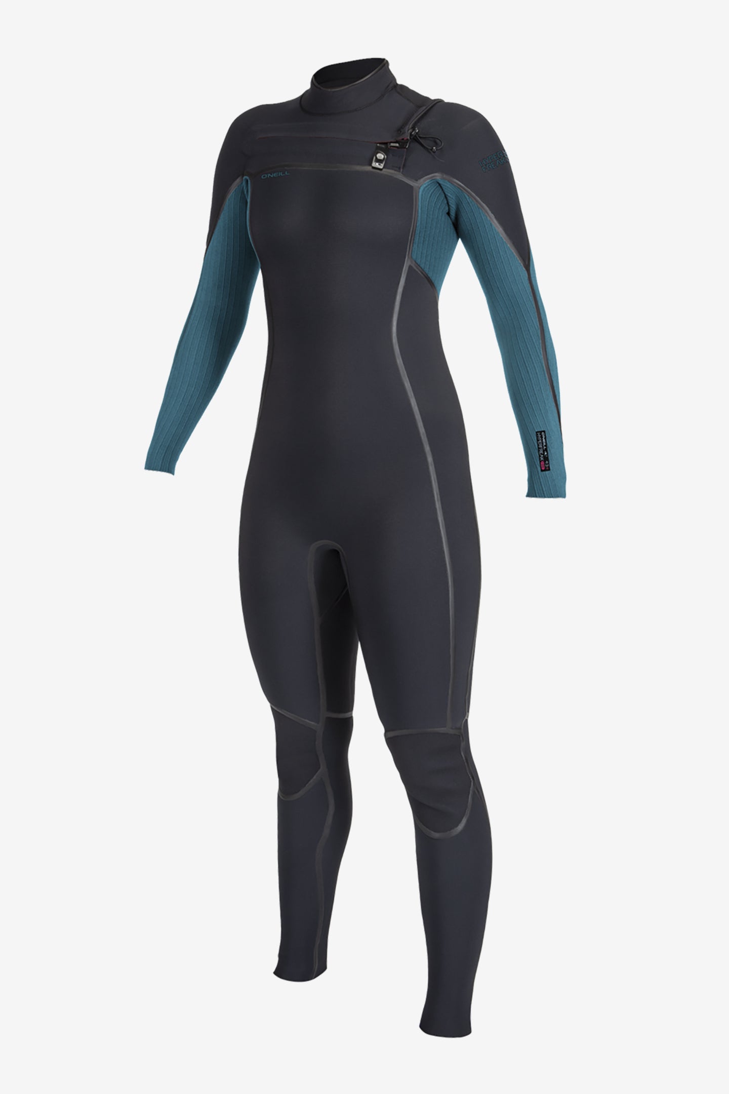 Women’s Hyperfreak Fire 4/3mm+ Chest Zip Full Wetsuit - O'Neill Clothing