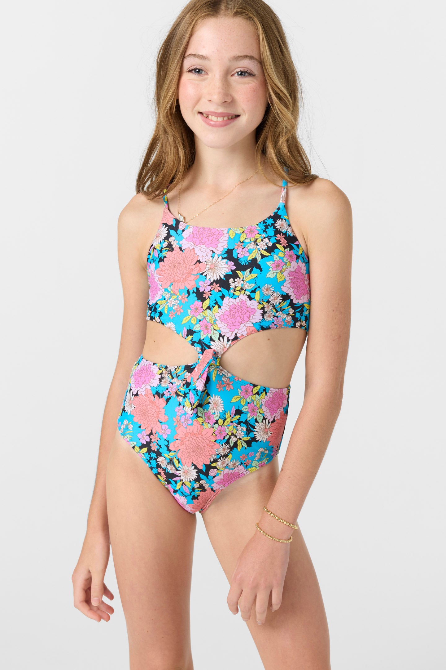 Girl’s Knot Front One Piece - O'Neill Clothing