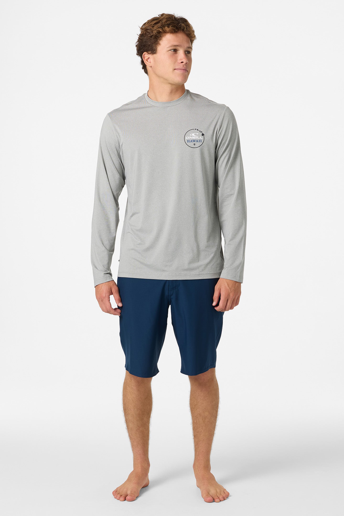 TRVLR UPF Hawaii Islands Long Sleeve Standard Fit Tee - O'Neill Clothing