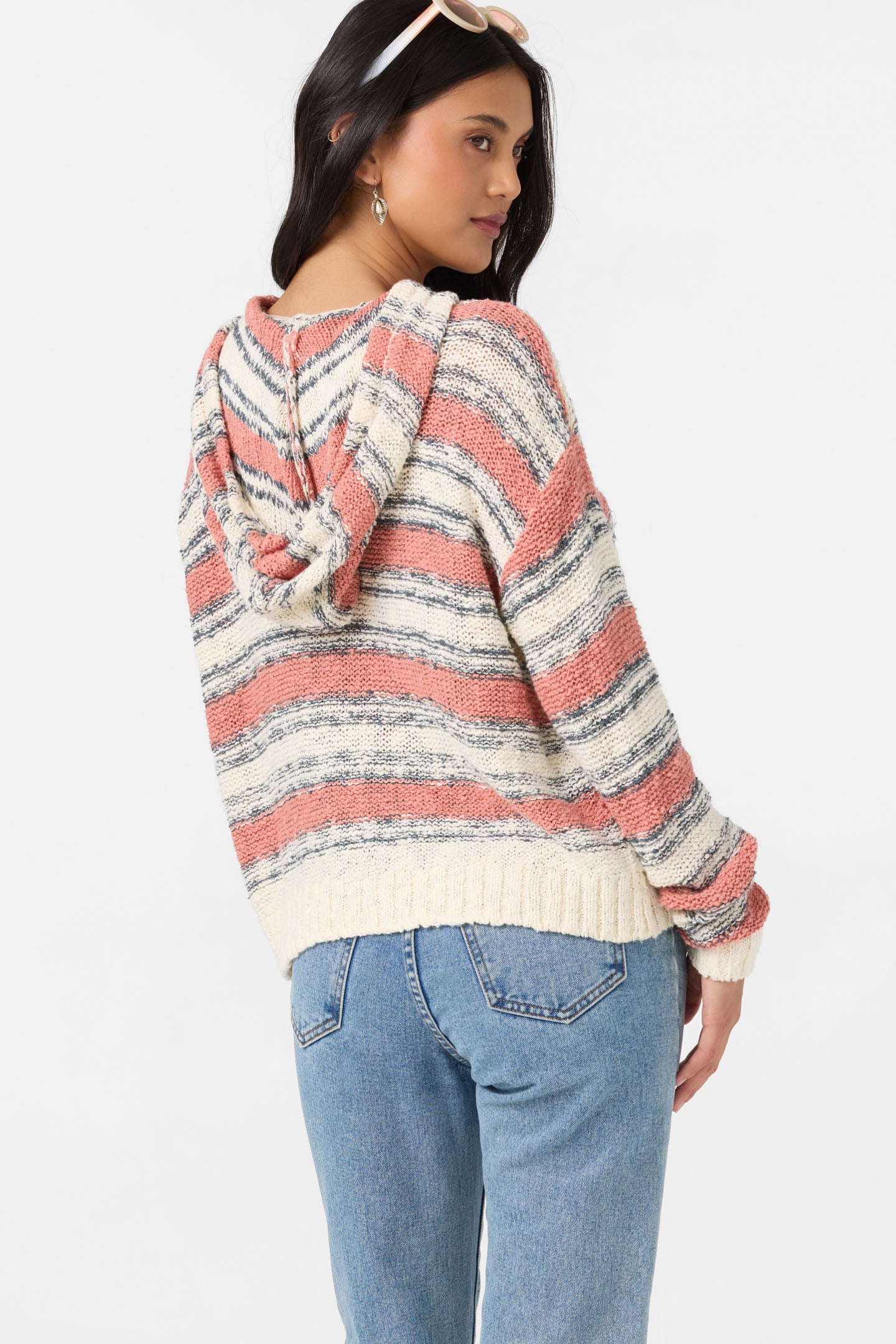 Jayne Stripe Long Sleeve Sweater - O'Neill Clothing
