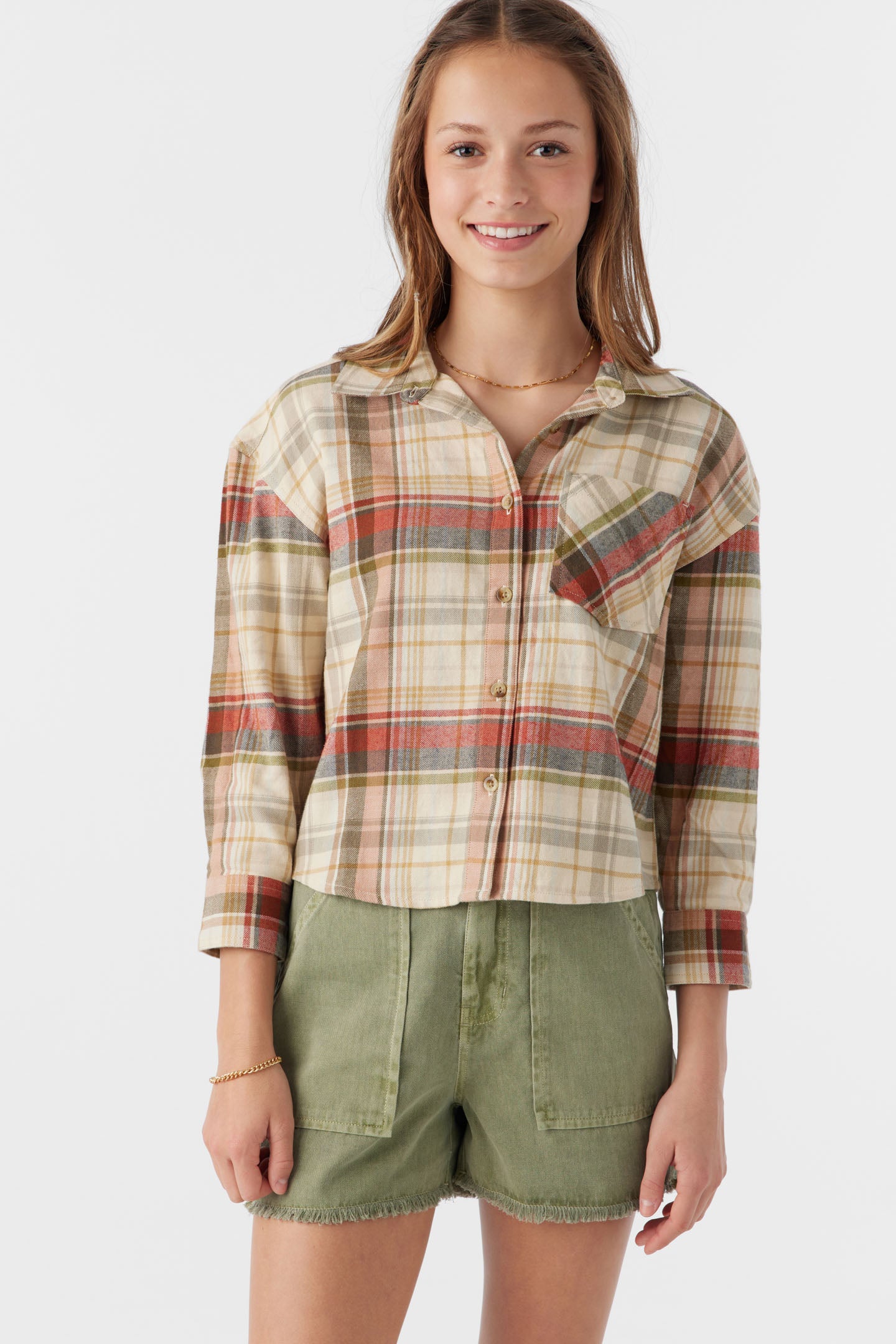 Girl’s Leslye Flannel Shirt - O'Neill Clothing