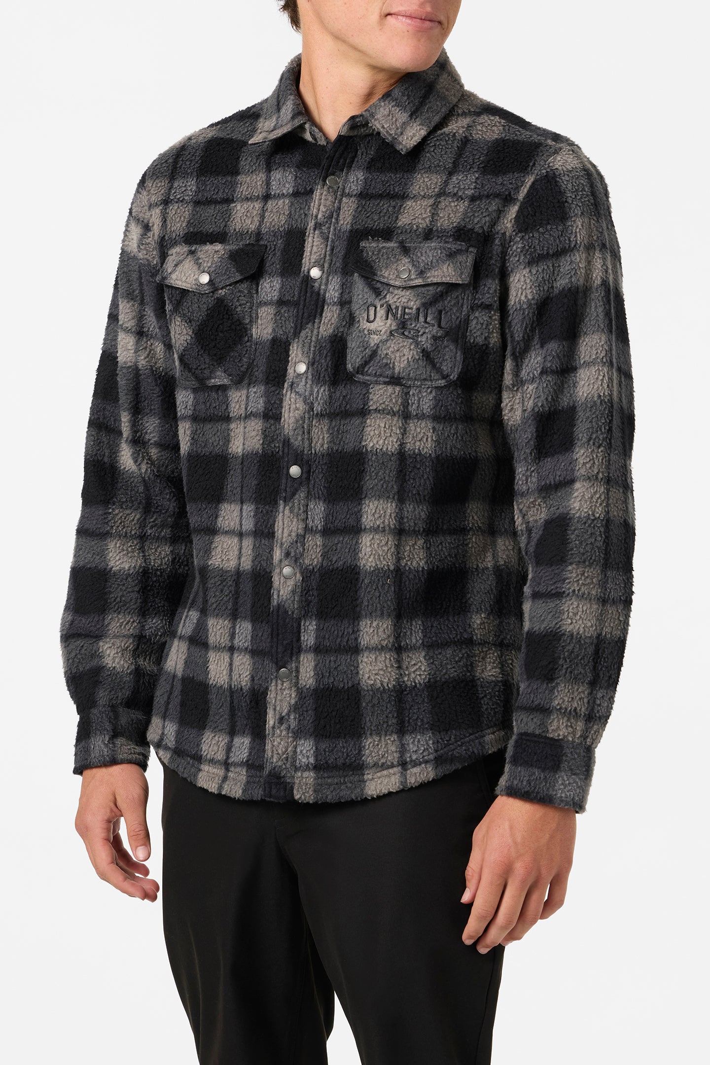 Glacier High Pile Superfleece Standard Fit Long Sleeve Shirt - O'Neill Clothing