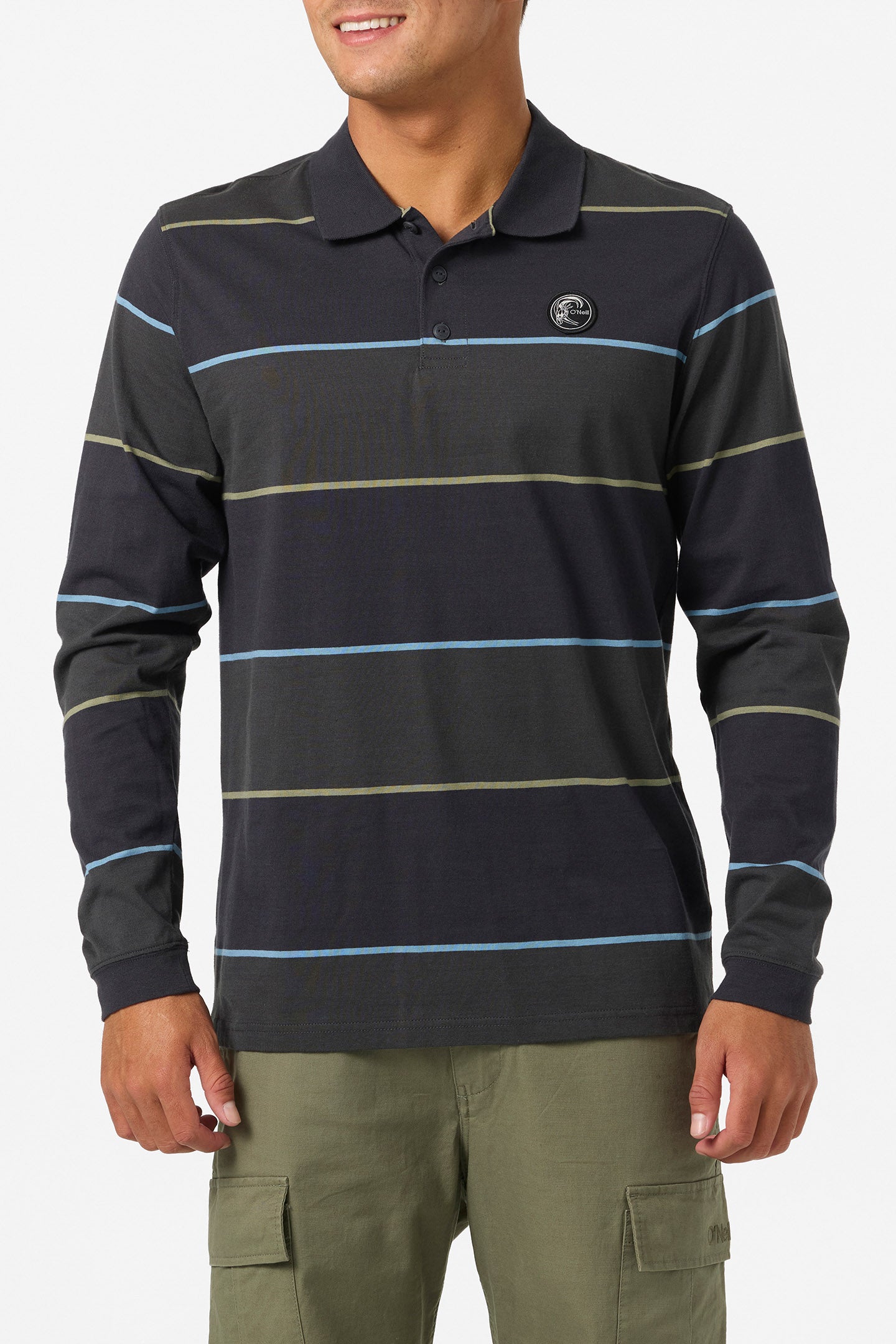 O’Riginals Cassidy Long Sleeve Knit Standard Fit Polo - O'Neill Clothing