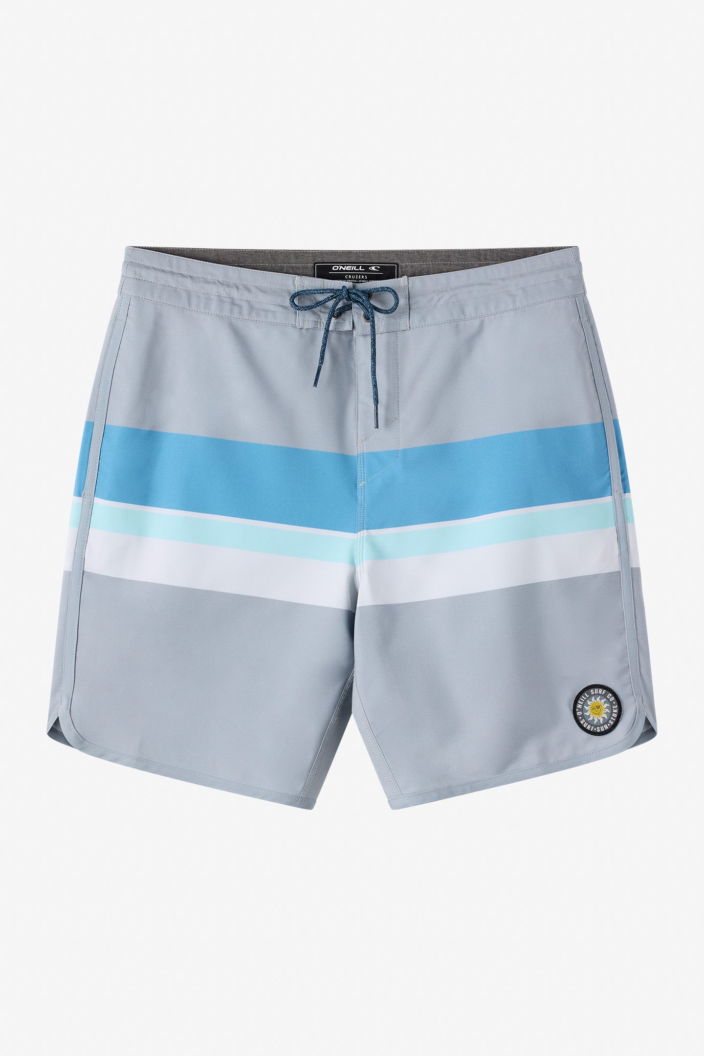 Boy’s Cruzer Stripe Scallop 16 Boardshorts - O'Neill Clothing