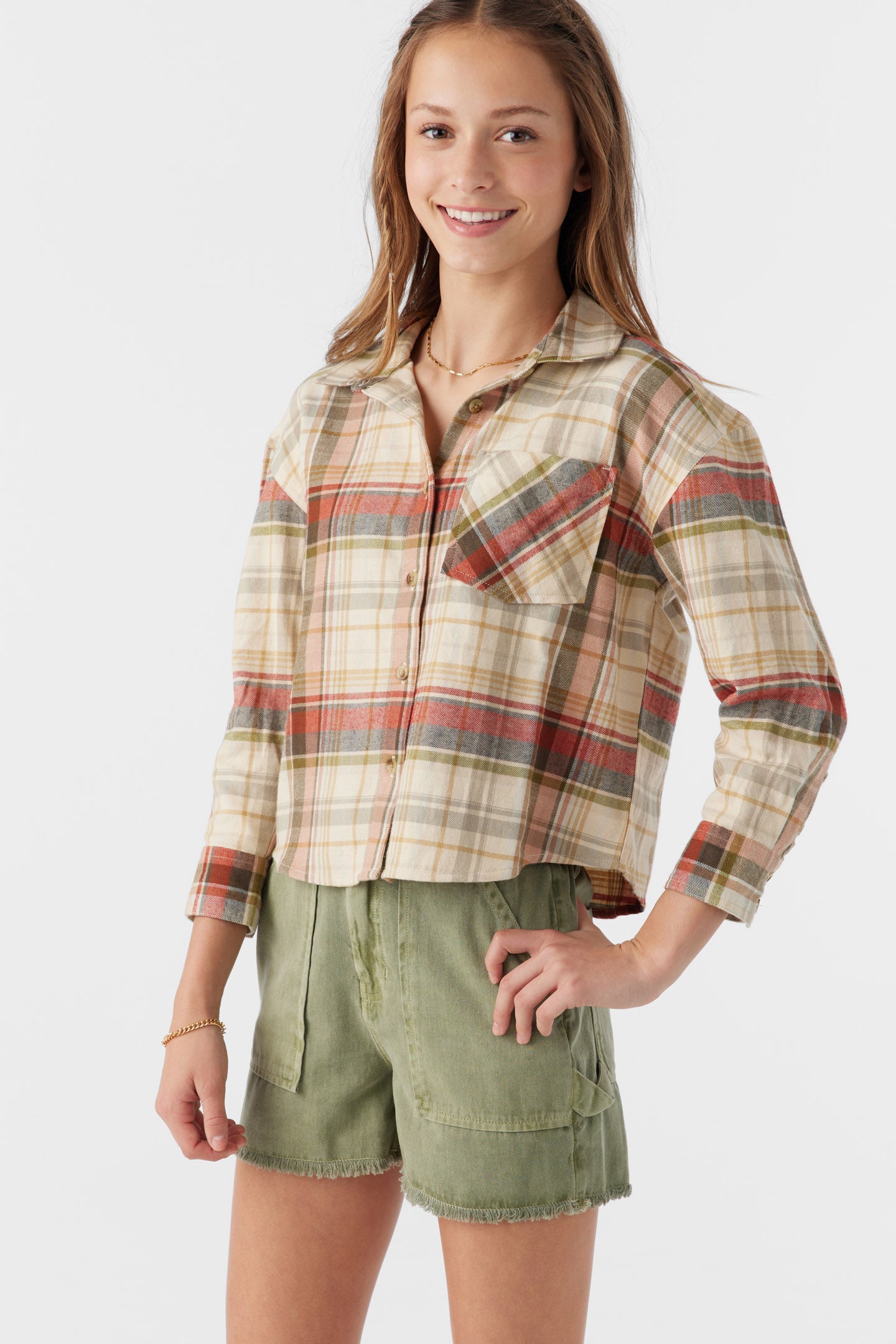 Girl’s Leslye Flannel Shirt - O'Neill Clothing