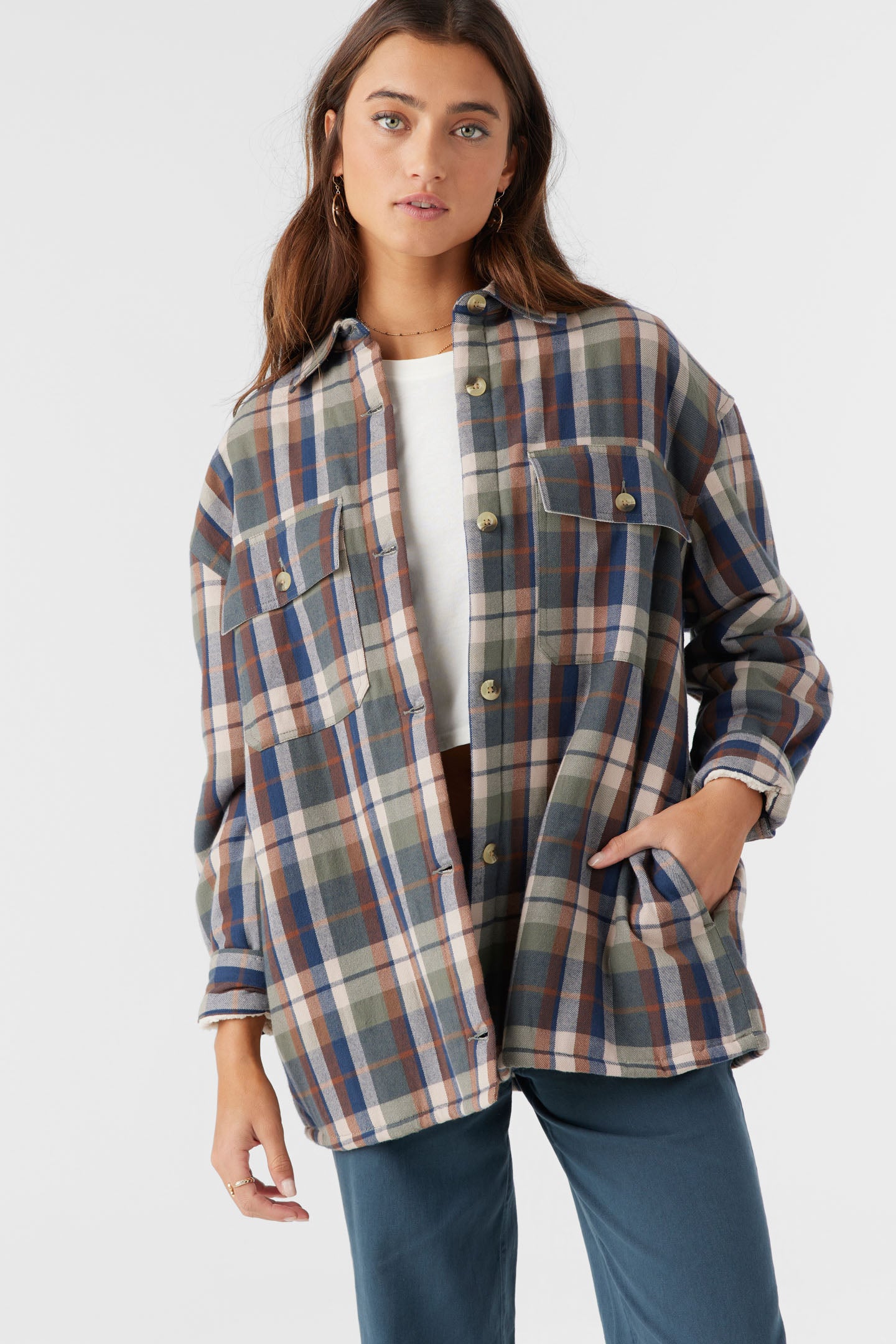 Chance High Pile Lined Flannel Jacket - O'Neill Clothing