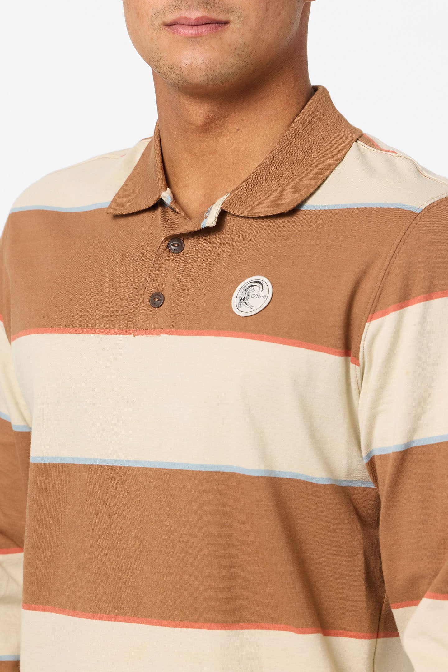O’Riginals Cassidy Long Sleeve Knit Standard Fit Polo - O'Neill Clothing
