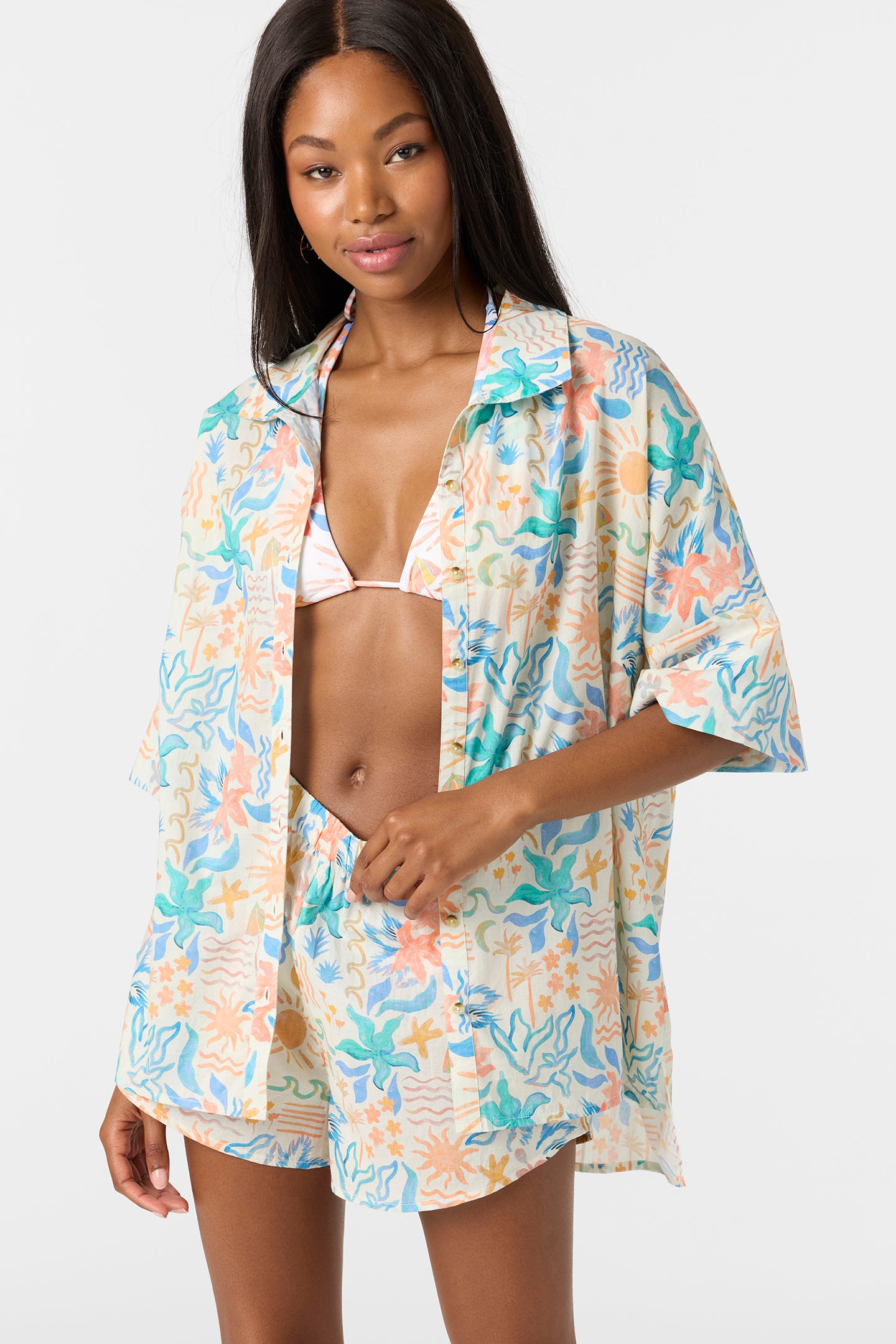 Olivia Bahia Cover-Up Shirt - O'Neill Clothing