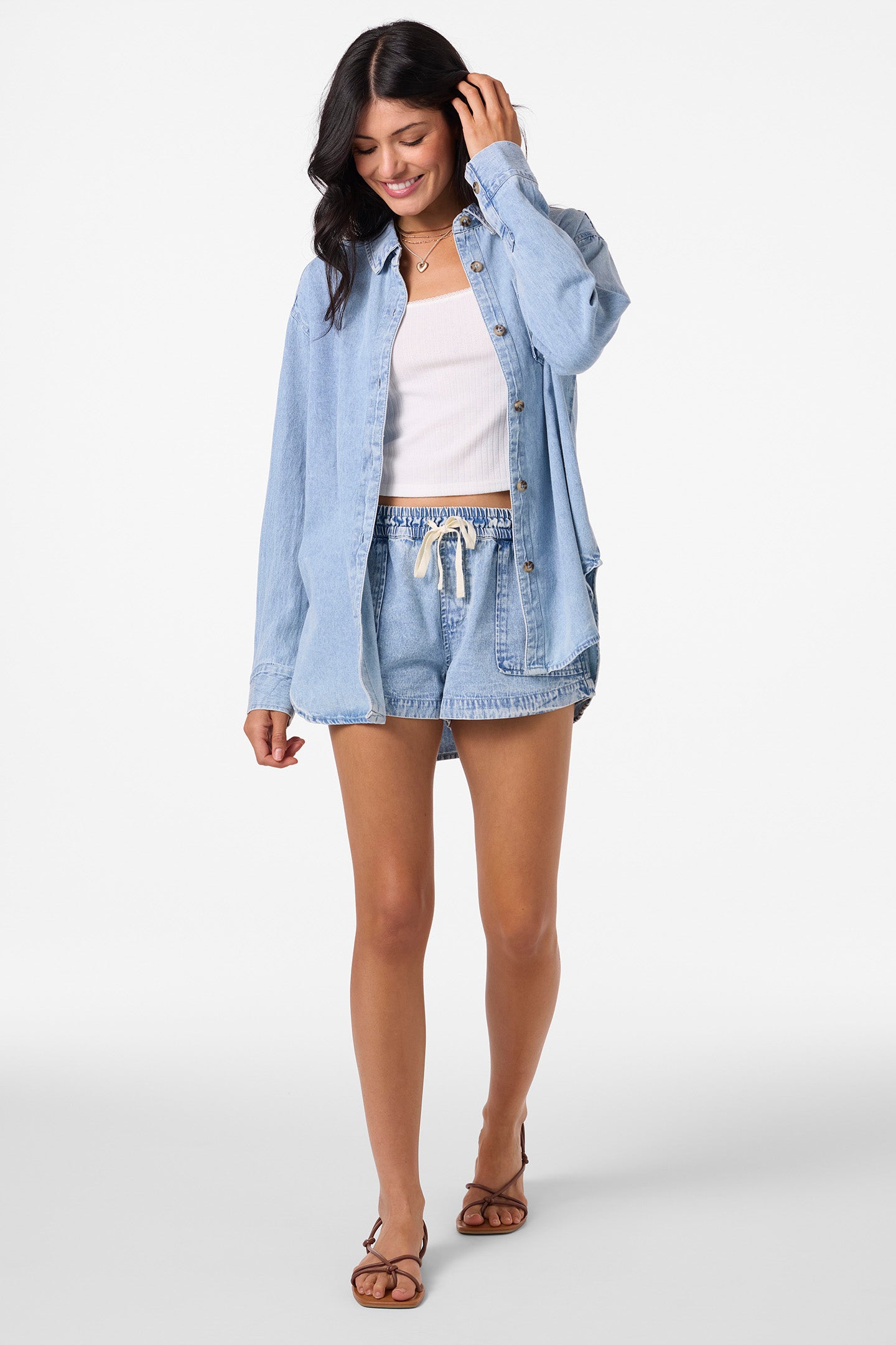 Sevie Denim Shacket - O'Neill Clothing