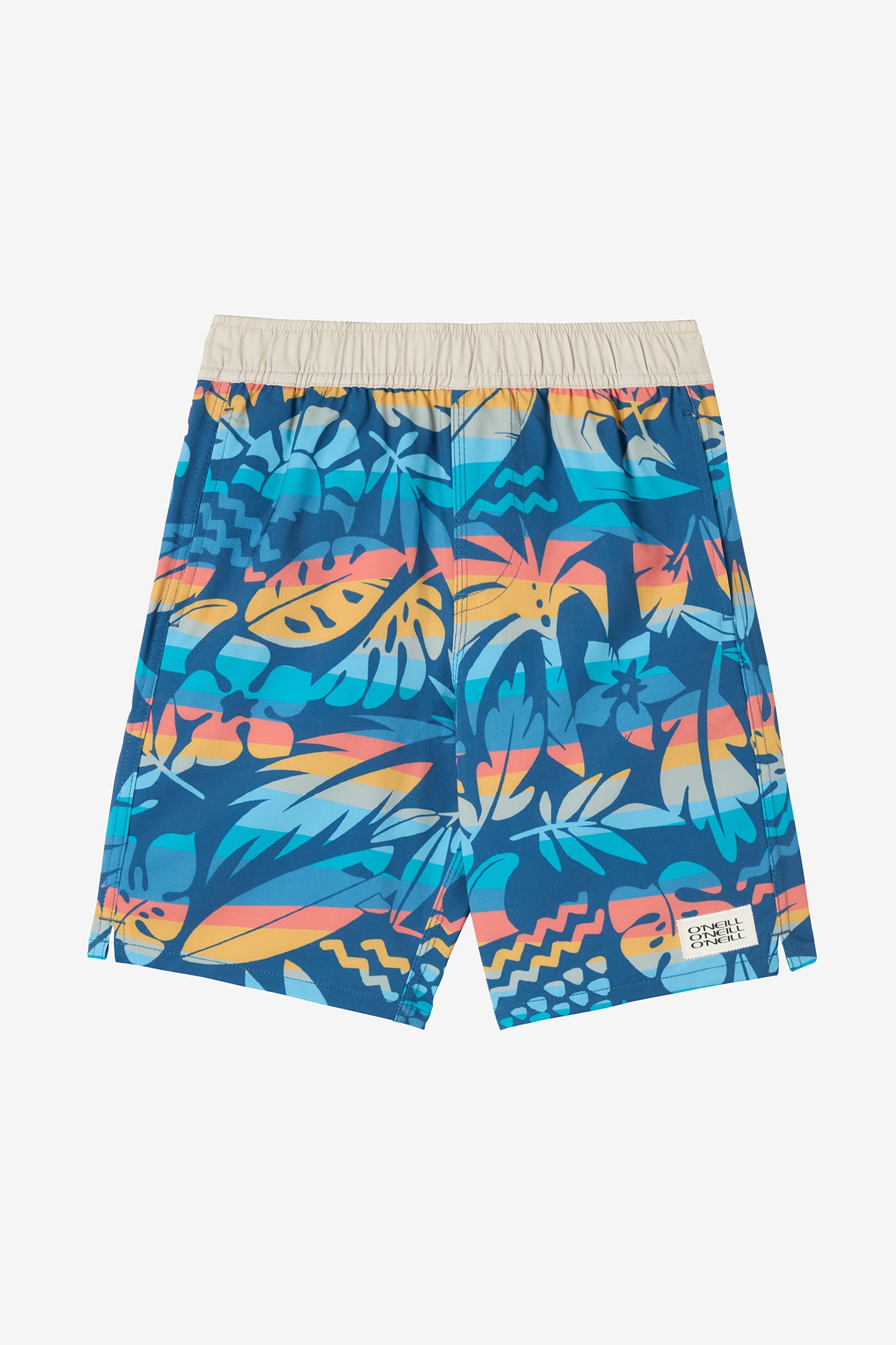 Little Boy’s Hermosa Elastic Waist 16 Swim Trunks - O'Neill Clothing