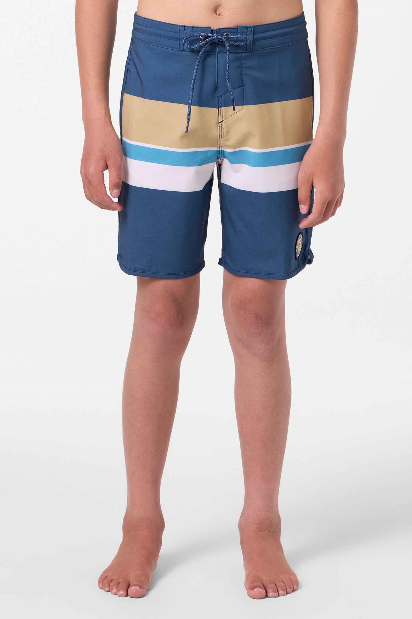 Boy’s Cruzer Stripe Scallop 16 Boardshorts - O'Neill Clothing